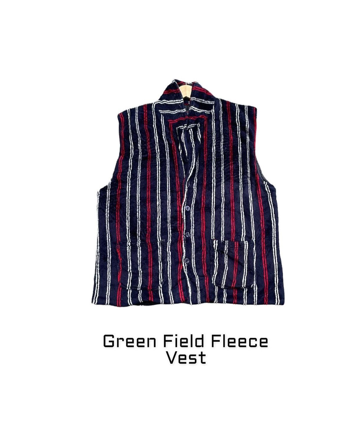Japanese Brand Green Field by Kansai Fleece Vest Size US XL / EU 56 / 4 - 1 Thumbnail