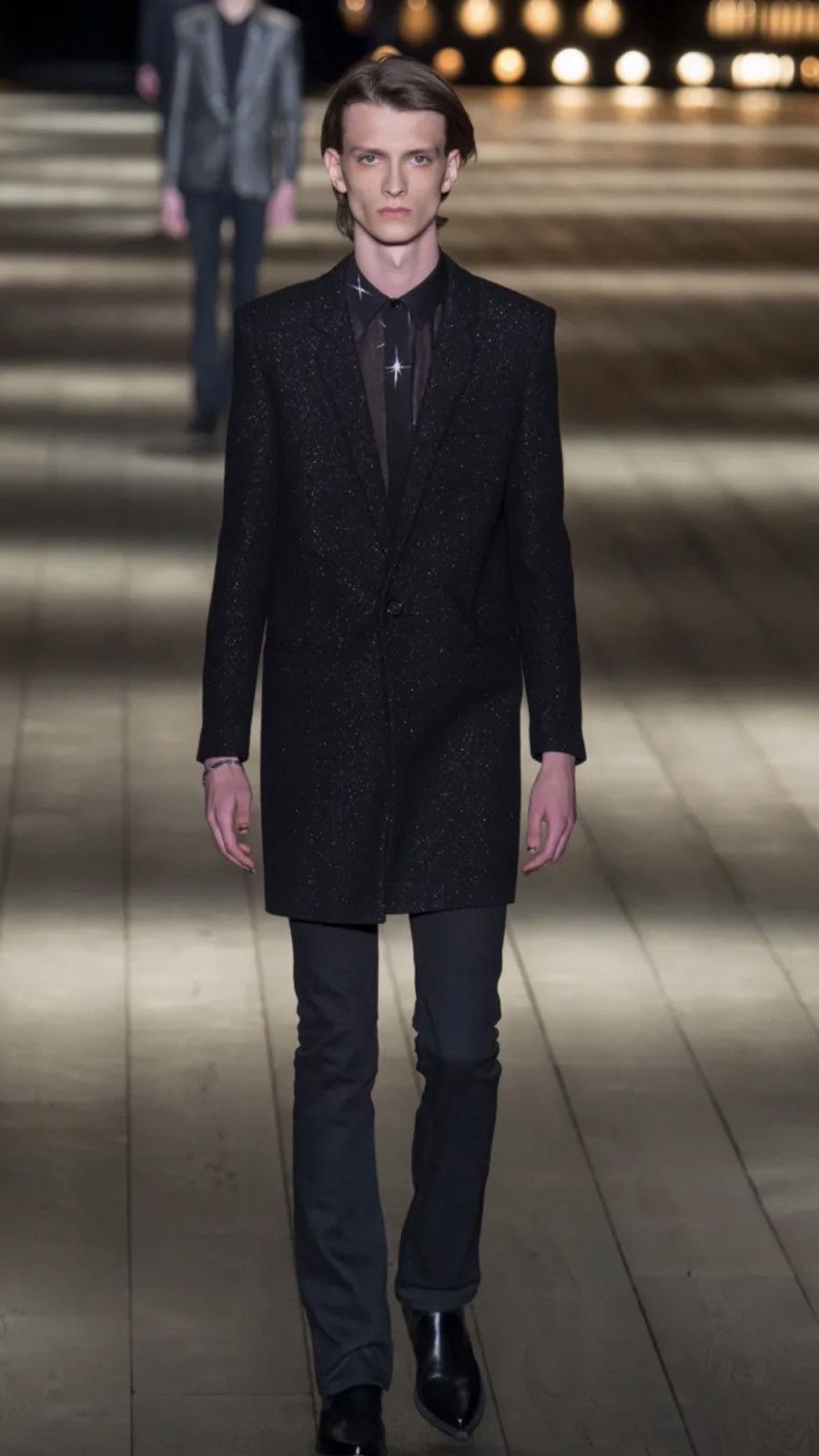 Saint Laurent Paris Saint Laurent sparkling overcoat. 52/42. $3650 Size US L / EU 52-54 / 3 - 1 Thumbnail