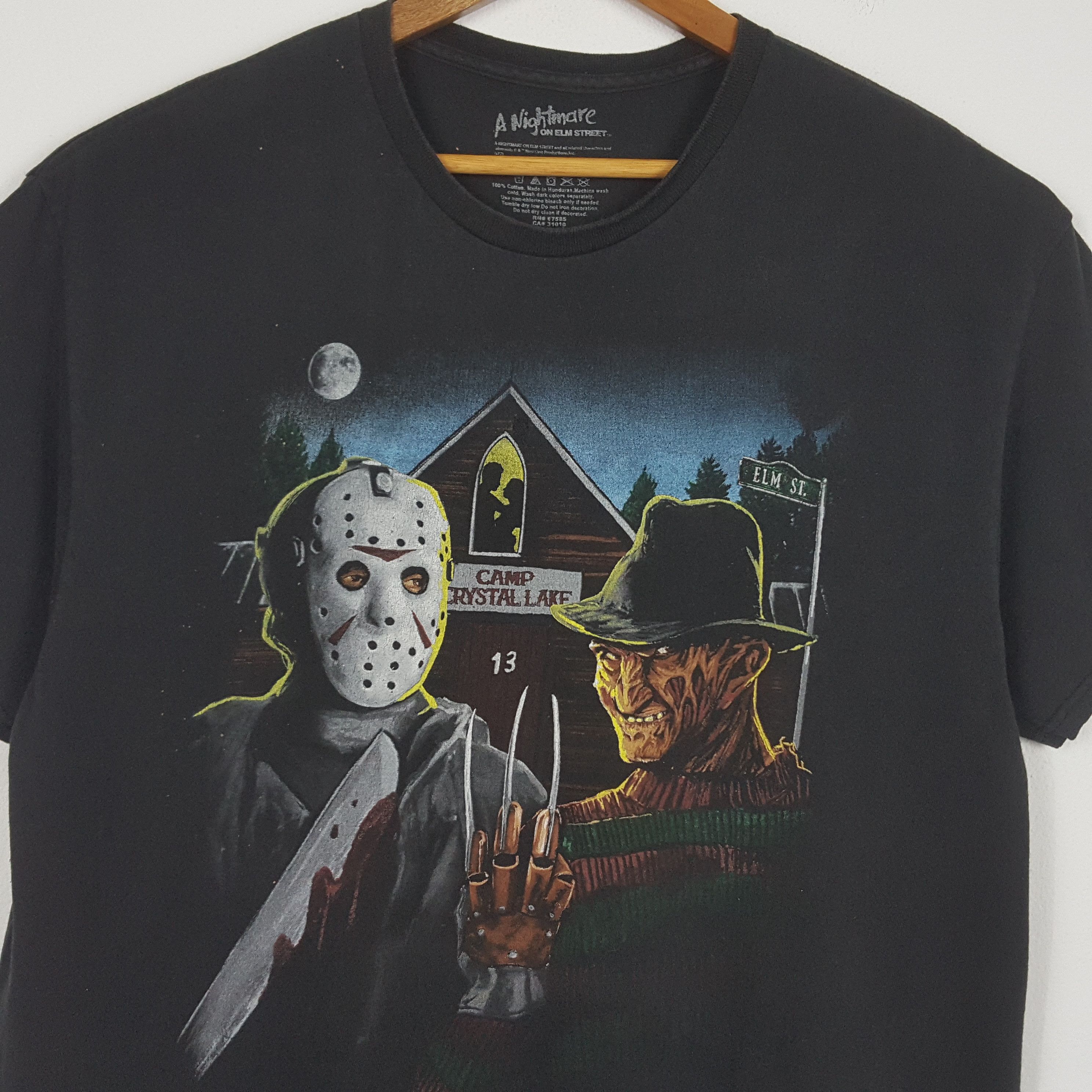 Vintage Vintage A Nightmare On Elm Street Horror Movie T-Shirt Size US XL / EU 56 / 4 - 2 Thumbnail