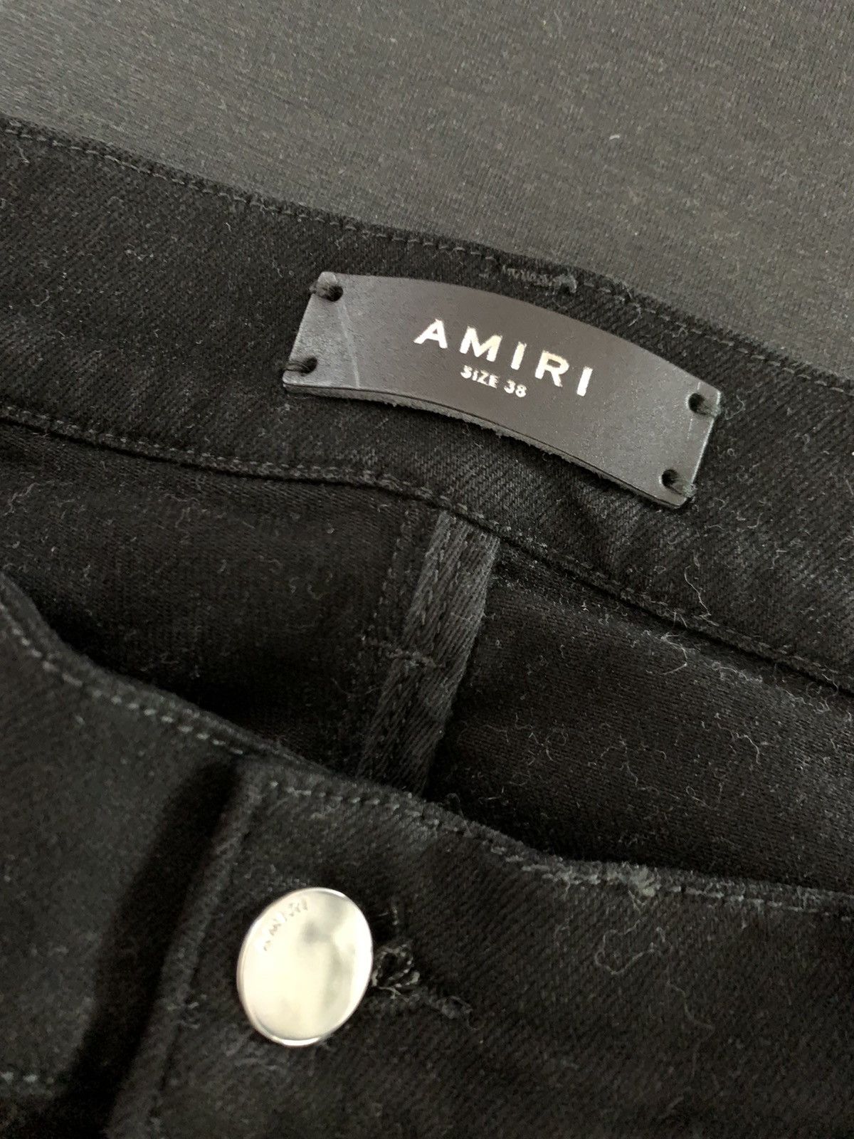 Amiri Amiri Black Crystal Painter Jeans Size US 38 / EU 54 - 6 Thumbnail