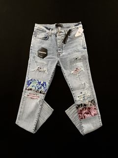 Amiri Art Patch Jeans | Grailed