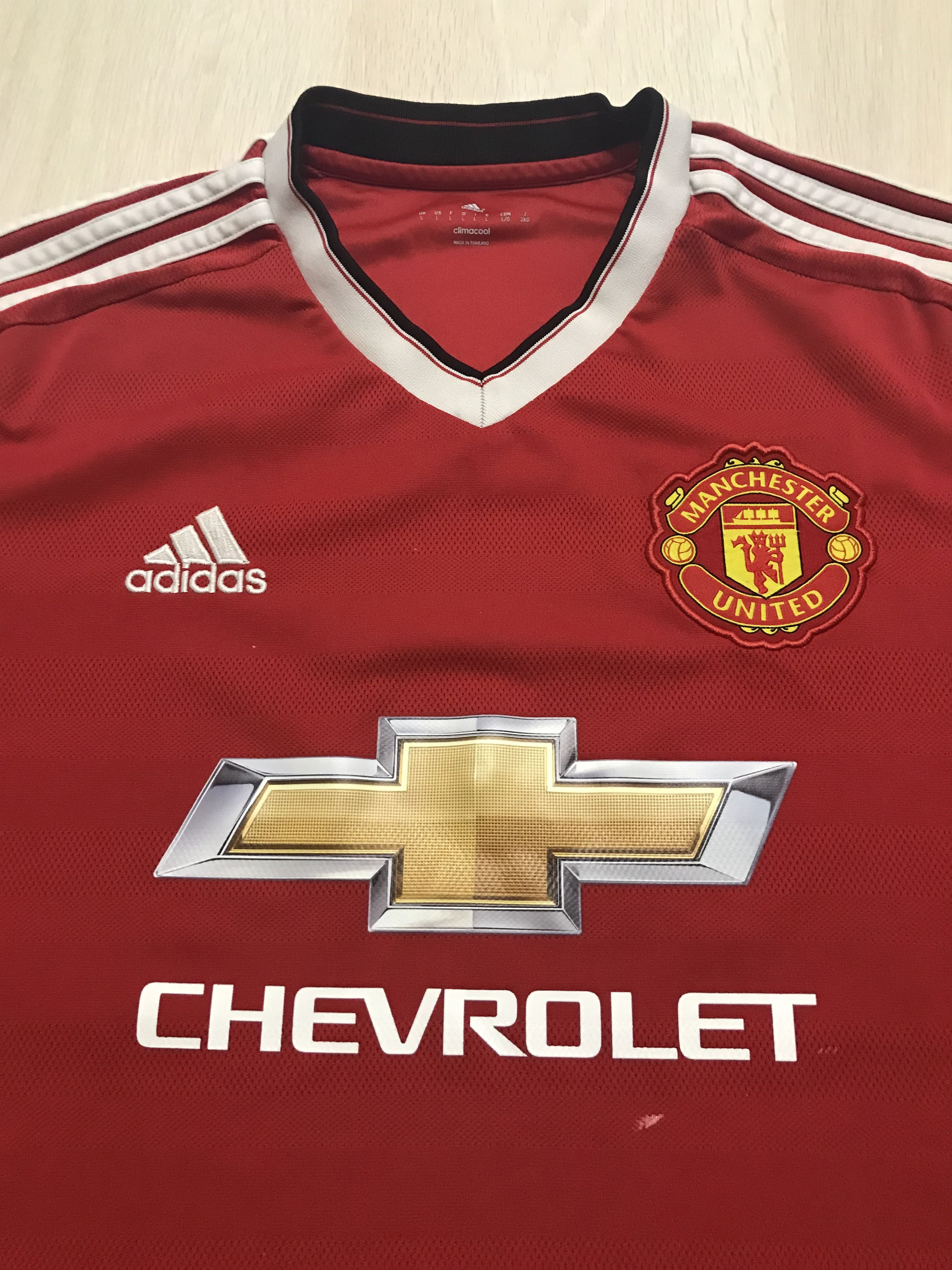 Adidas Adidas Jersey Manchester United 2015 Home shirt size L Size US L / EU 52-54 / 3 - 2 Thumbnail