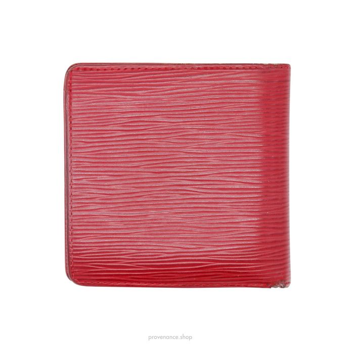 Louis Vuitton Red Epi Leather Marco Wallet Louis Vuitton