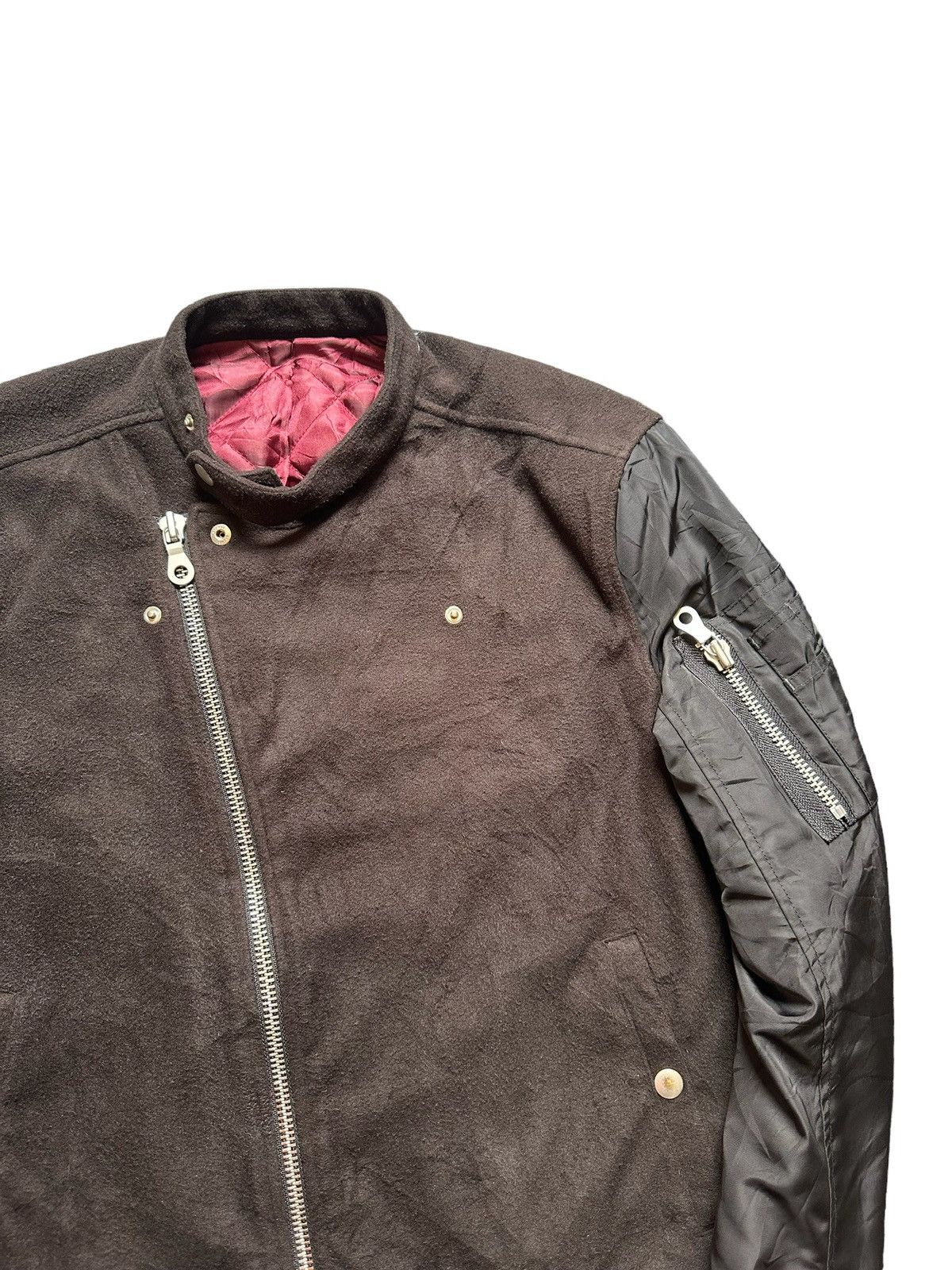NO ID 00’s NO.ID moleskin bomber zipper jacket Size US M / EU 48-50 / 2 - 10 Thumbnail