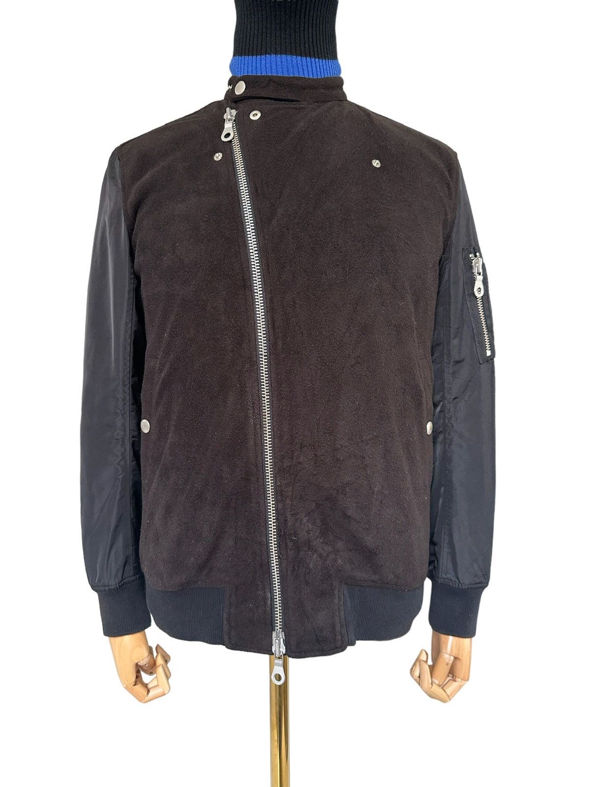 NO ID 00’s NO.ID moleskin bomber zipper jacket Size US M / EU 48-50 / 2 - 2 Thumbnail