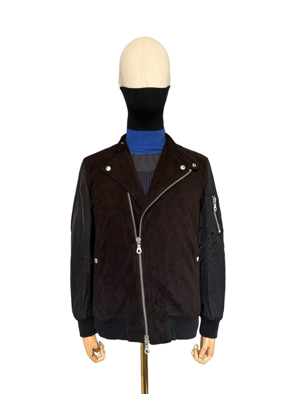 NO ID 00’s NO.ID moleskin bomber zipper jacket Size US M / EU 48-50 / 2 - 1 Thumbnail