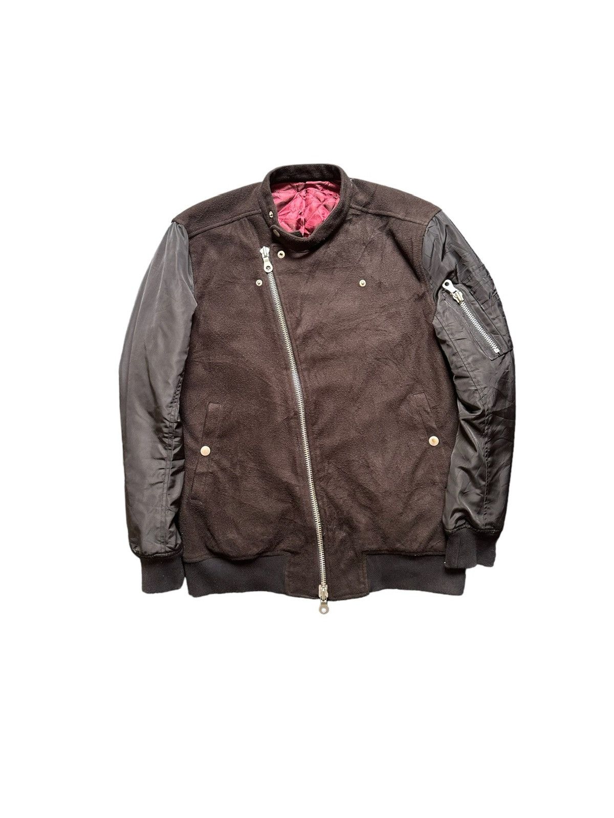NO ID 00’s NO.ID moleskin bomber zipper jacket Size US M / EU 48-50 / 2 - 6 Thumbnail
