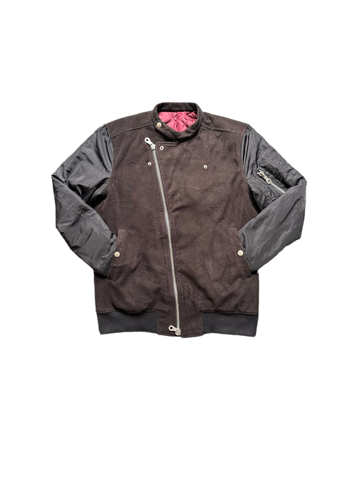 NO ID 00’s NO.ID moleskin bomber zipper jacket Size US M / EU 48-50 / 2 - 3 Thumbnail