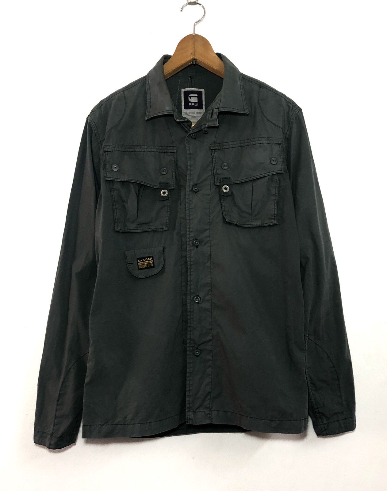 G-Star G Star Raw Artisanal military Button Up Shirt Size US M / EU 48-50 / 2 - 3 Thumbnail