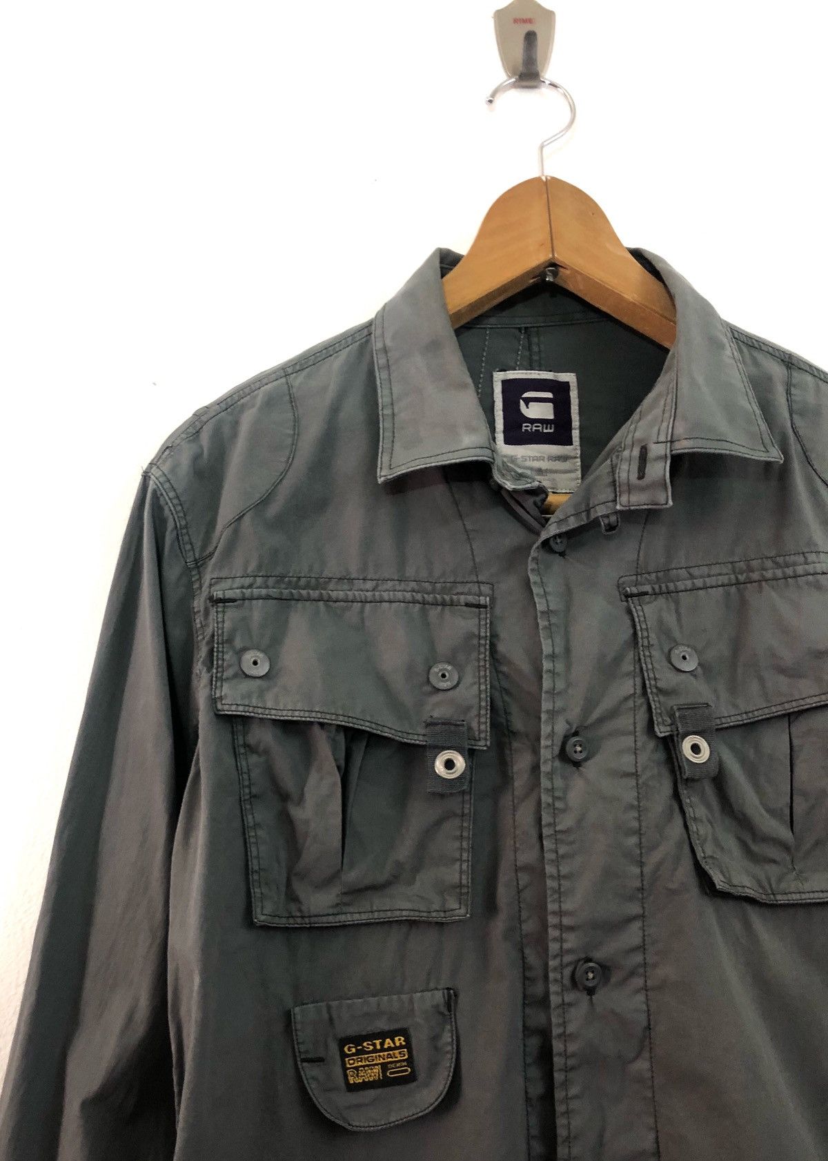 G-Star G Star Raw Artisanal military Button Up Shirt Size US M / EU 48-50 / 2 - 2 Thumbnail