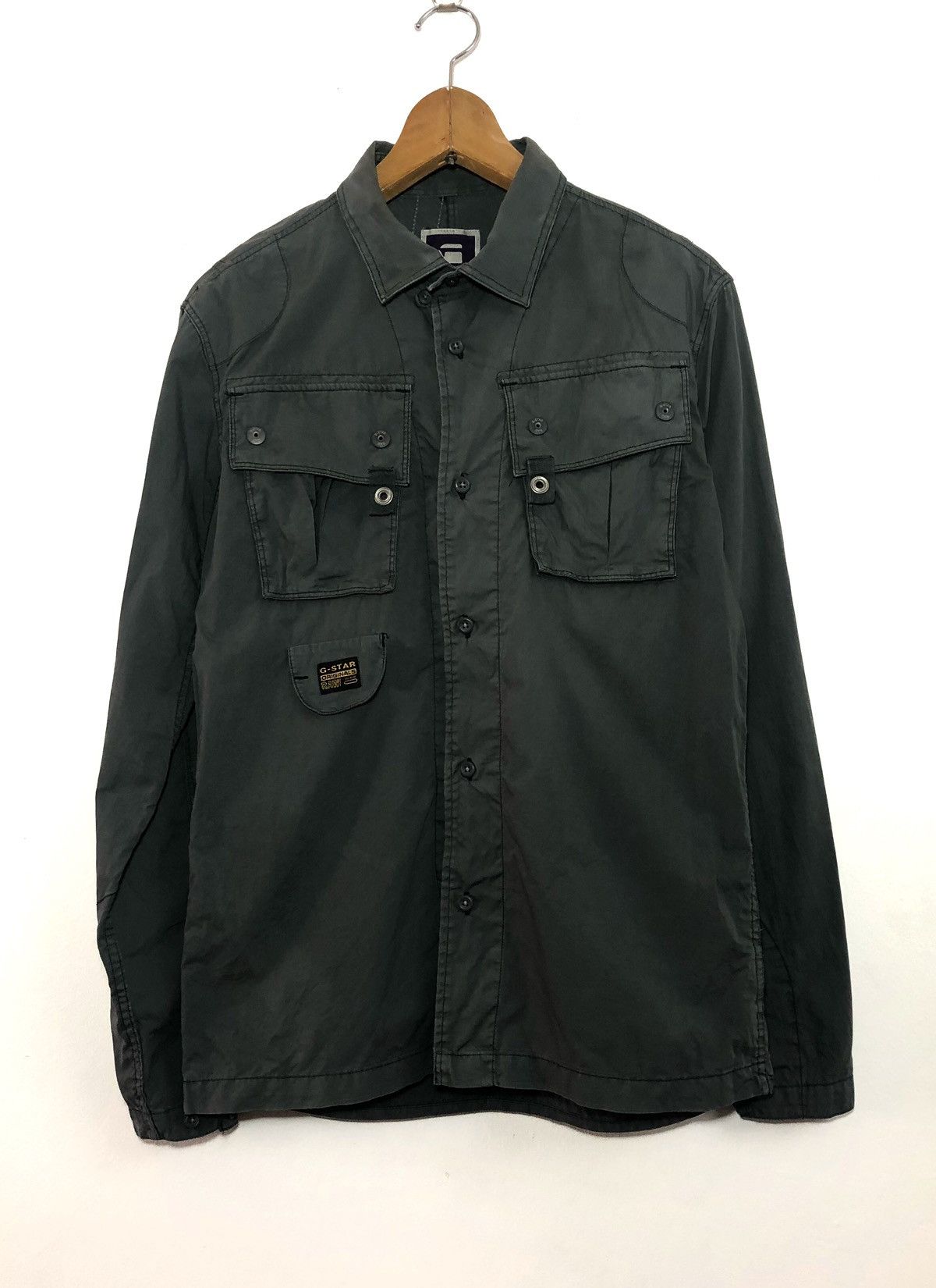 G-Star G Star Raw Artisanal military Button Up Shirt Size US M / EU 48-50 / 2 - 1 Thumbnail
