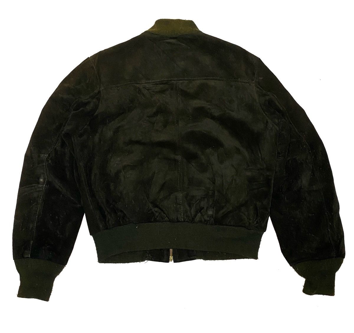 Schott SCHOTT USA Bomber Suede Leather Jacket Size US M / EU 48-50 / 2 - 7 Thumbnail