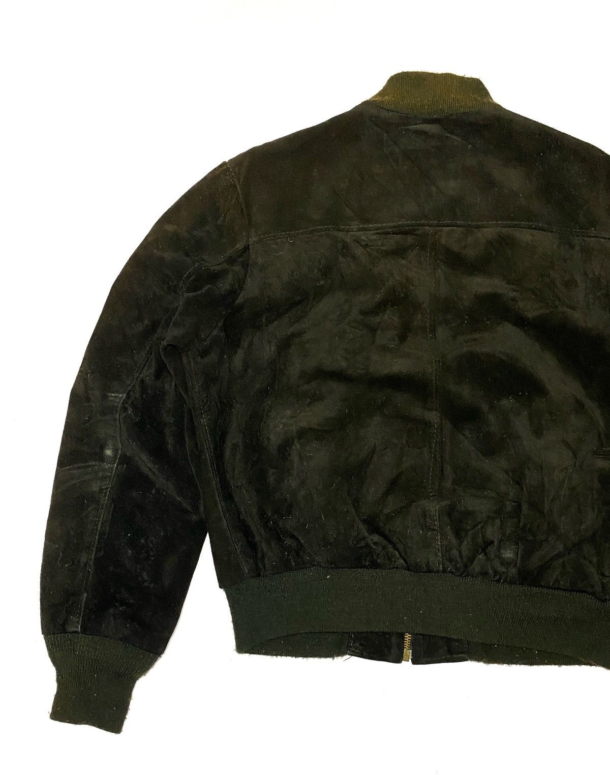 Schott SCHOTT USA Bomber Suede Leather Jacket Size US M / EU 48-50 / 2 - 8 Thumbnail