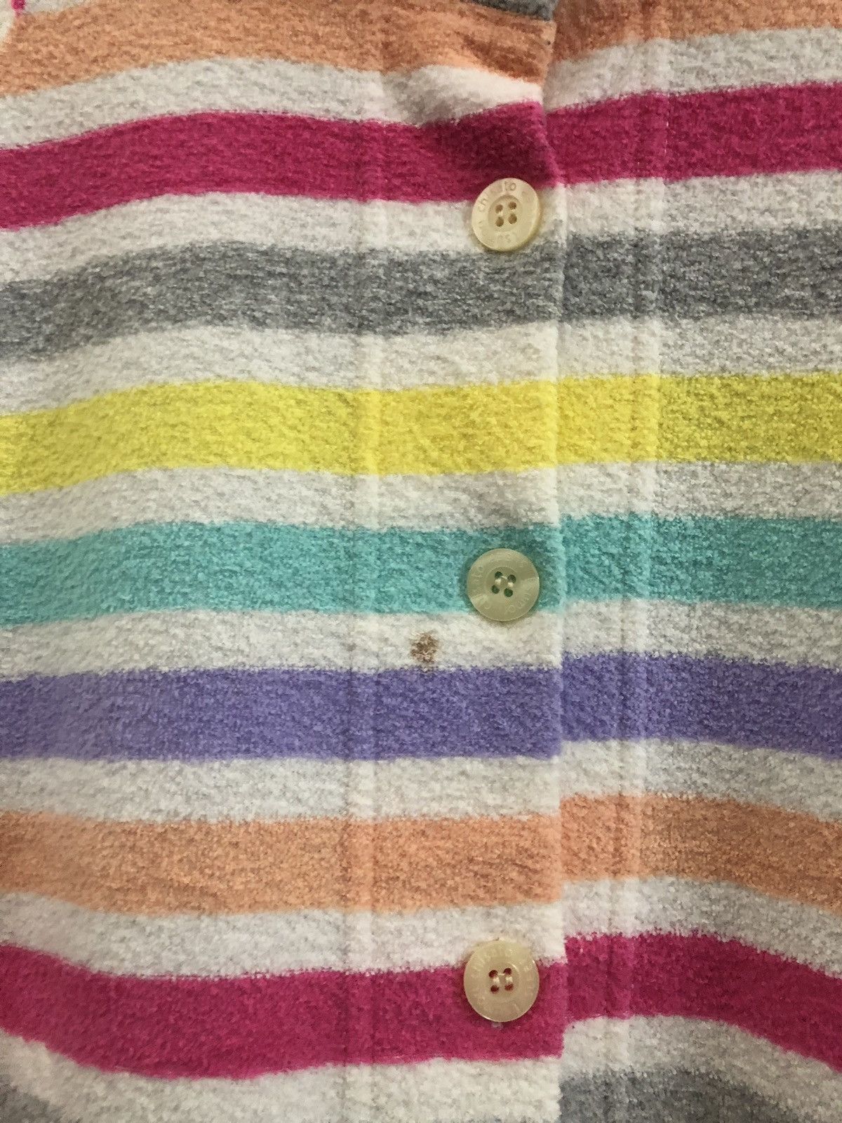 Issey Miyake Tsumori Chisato Sleep Cotton Fleece Multicolor Stripe Size US M / EU 48-50 / 2 - 7 Thumbnail