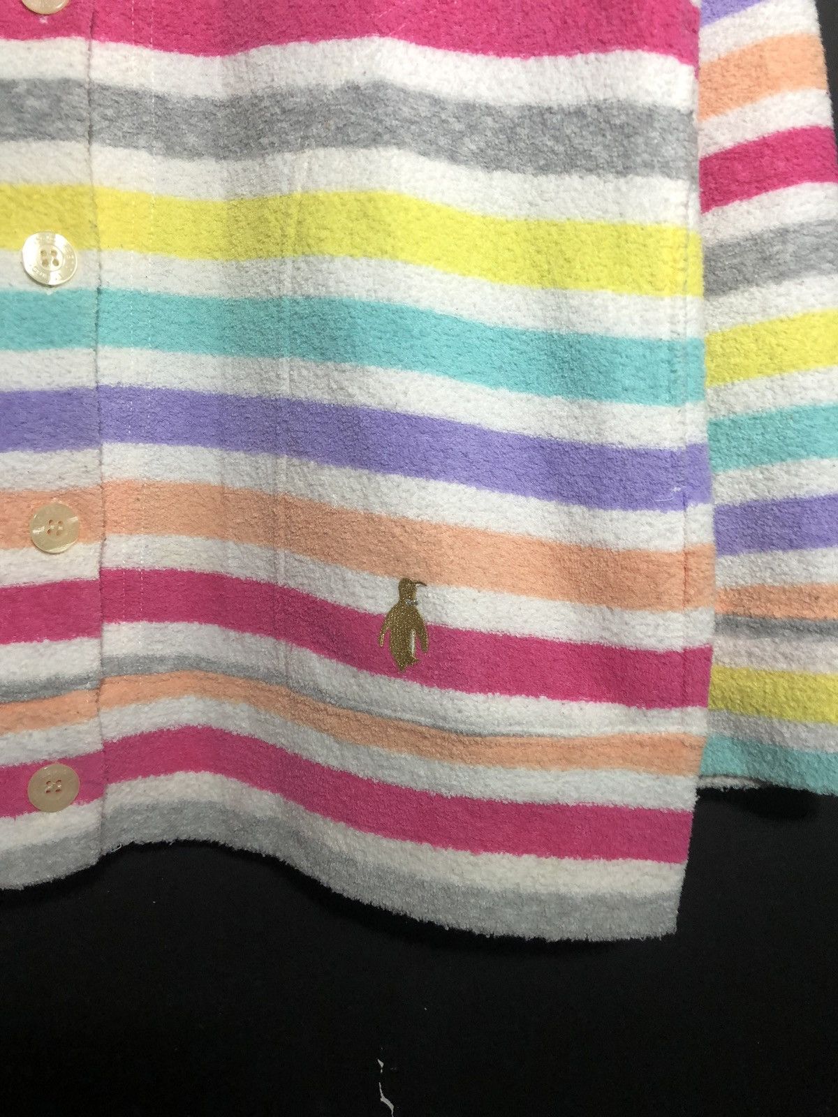Issey Miyake Tsumori Chisato Sleep Cotton Fleece Multicolor Stripe Size US M / EU 48-50 / 2 - 4 Thumbnail