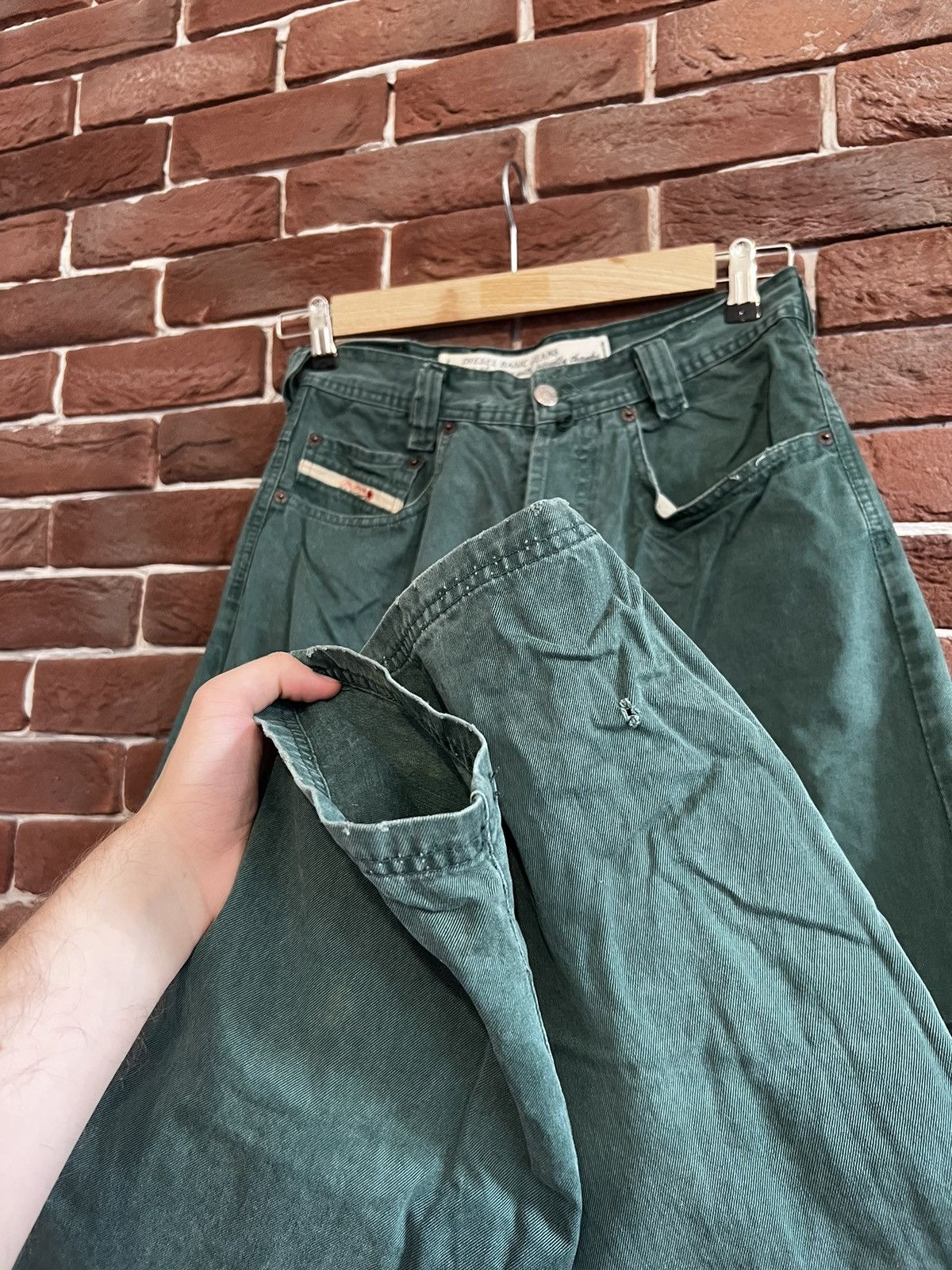 Diesel Vintage Y2k Rare Diesel Jeans Denim Pant Punk Rock Hype Size US 30 / EU 46 - 9 Thumbnail