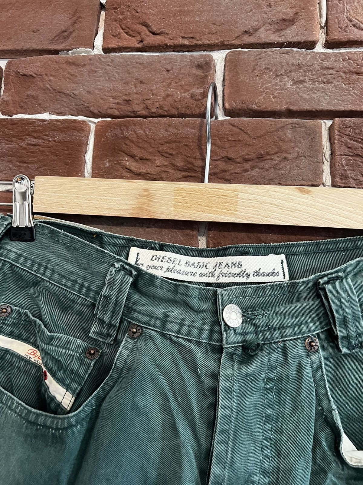 Diesel Vintage Y2k Rare Diesel Jeans Denim Pant Punk Rock Hype Size US 30 / EU 46 - 10 Thumbnail