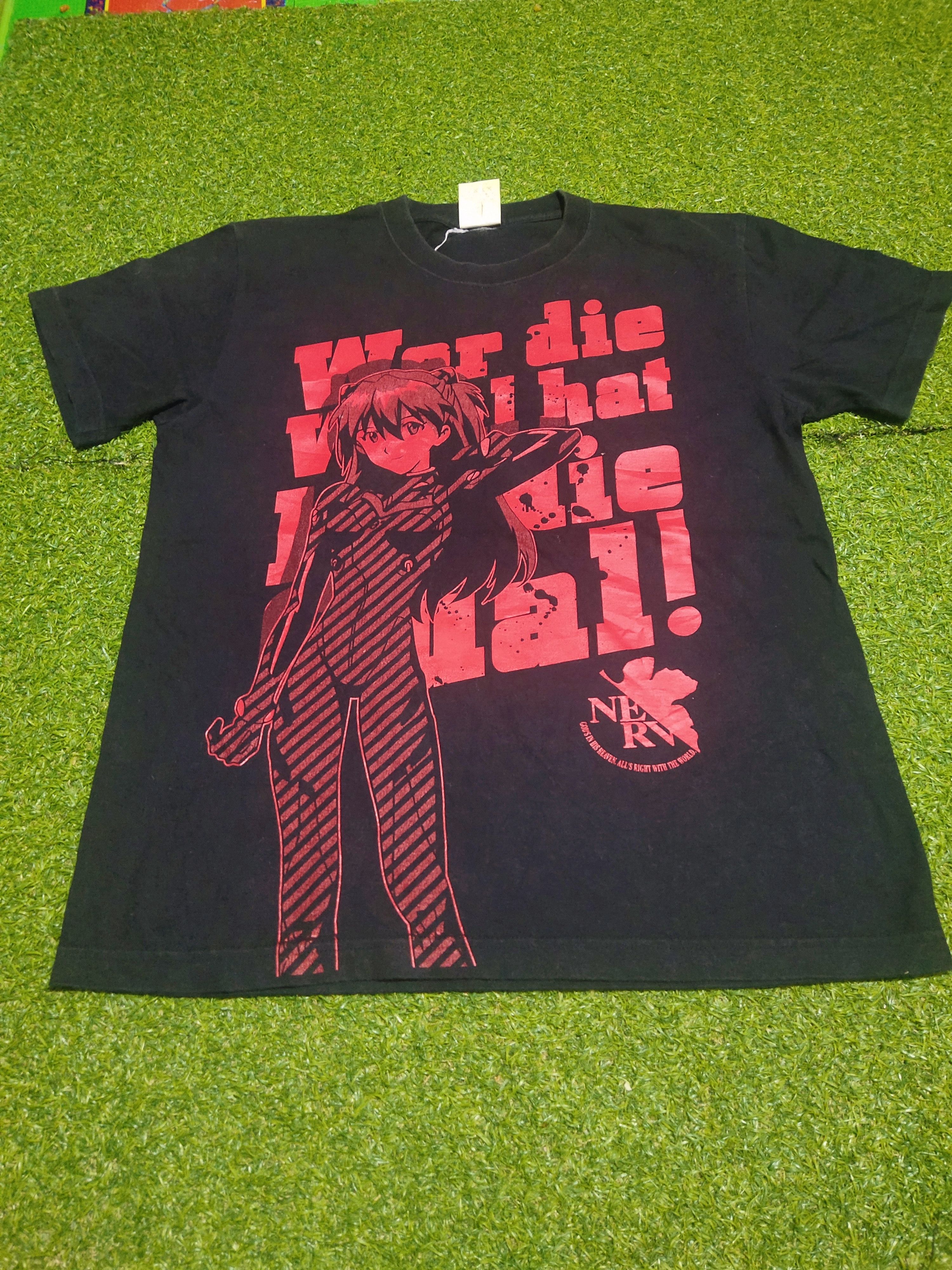 Anime × Vintage Rare Neon Genesis Evangelion Asuka Anime Movie Size US M / EU 48-50 / 2 - 4 Thumbnail
