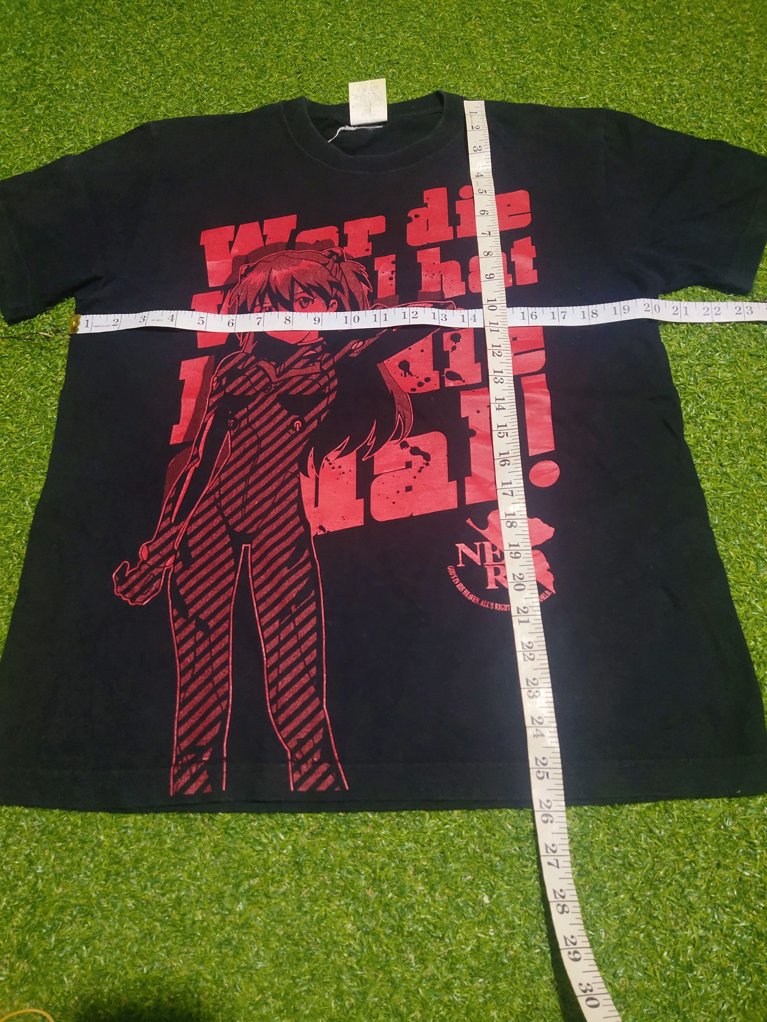 Anime × Vintage Rare Neon Genesis Evangelion Asuka Anime Movie Size US M / EU 48-50 / 2 - 5 Thumbnail