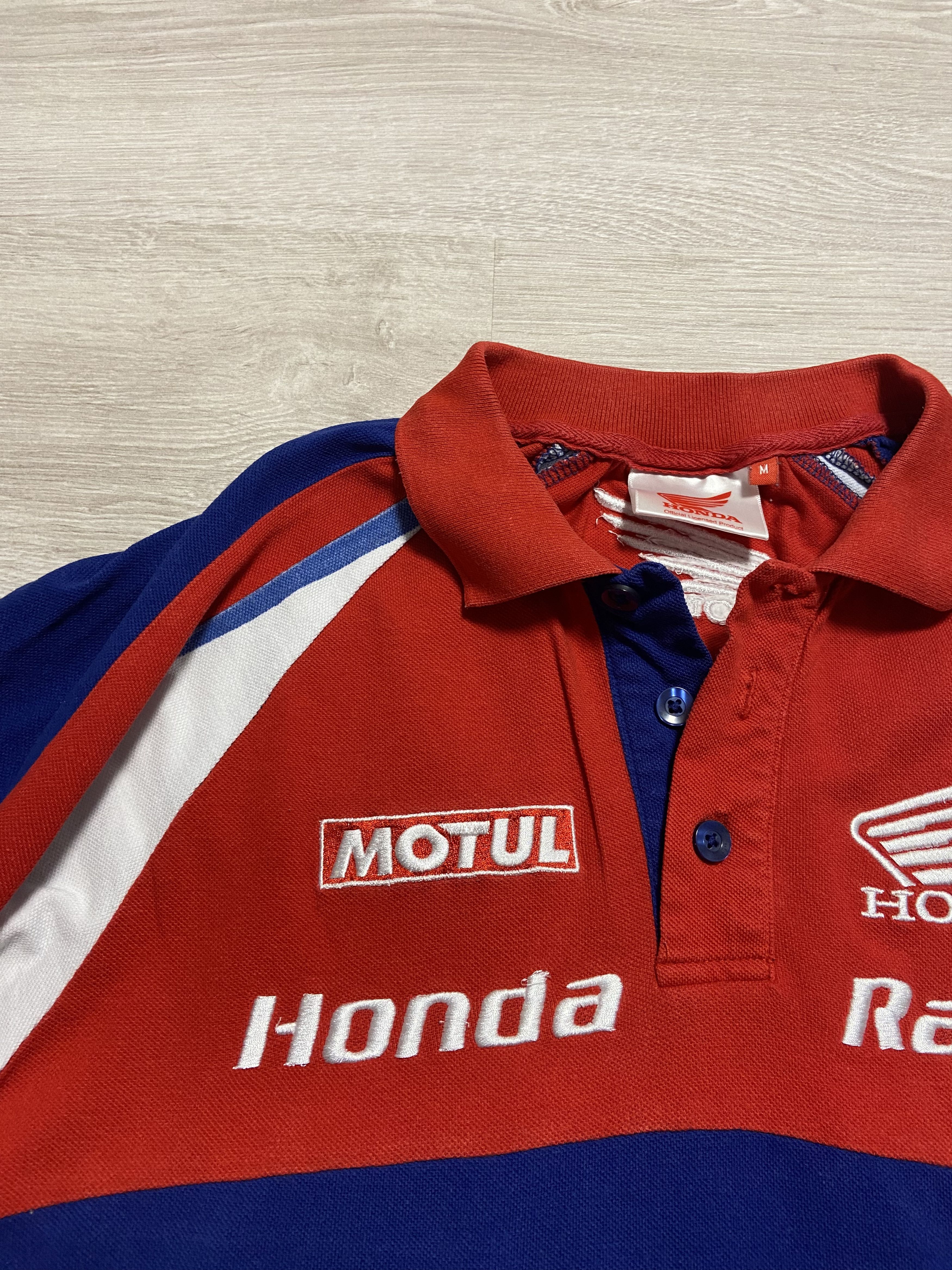 Honda Vintage HONDA Ricing Team Polo MOTUL Size US M / EU 48-50 / 2 - 2 Thumbnail