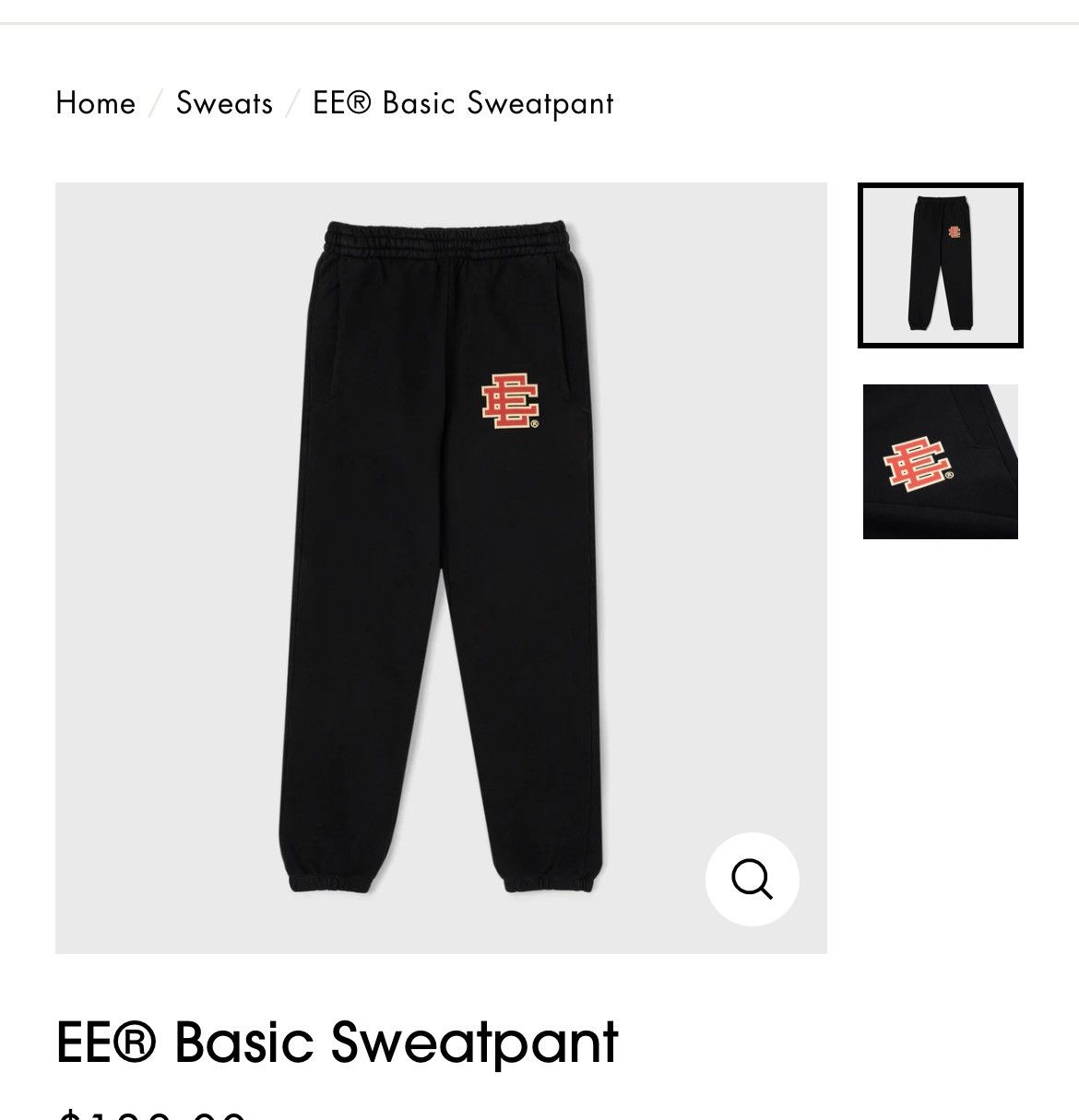 Eric Emanuel Black & Red-EE Sweatpants