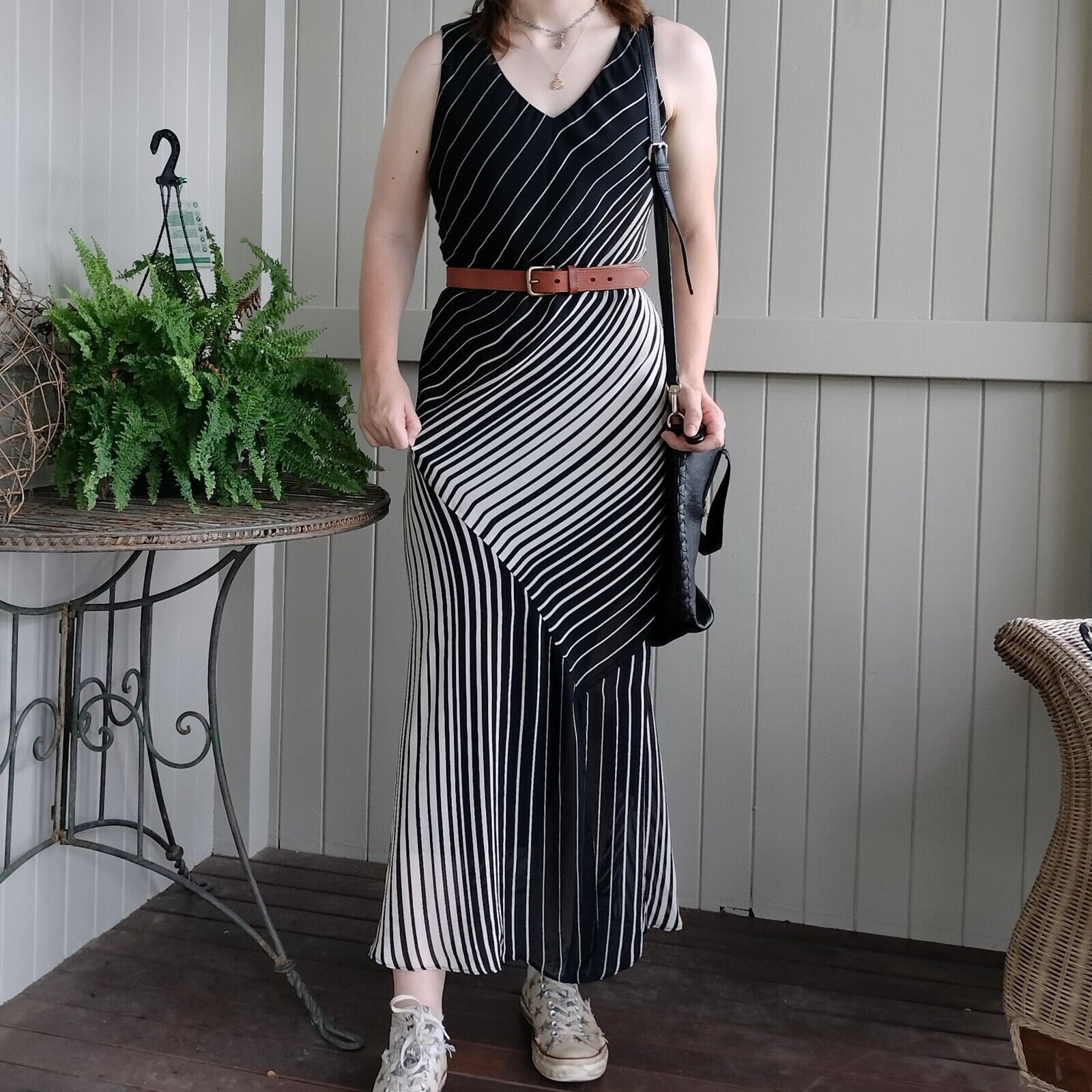 Designer × Vintage Vintage Y2K Wallis Dress Black Maxi Slip Formal Prom Size M / US 6-8 / IT 42-44 - 1 Thumbnail