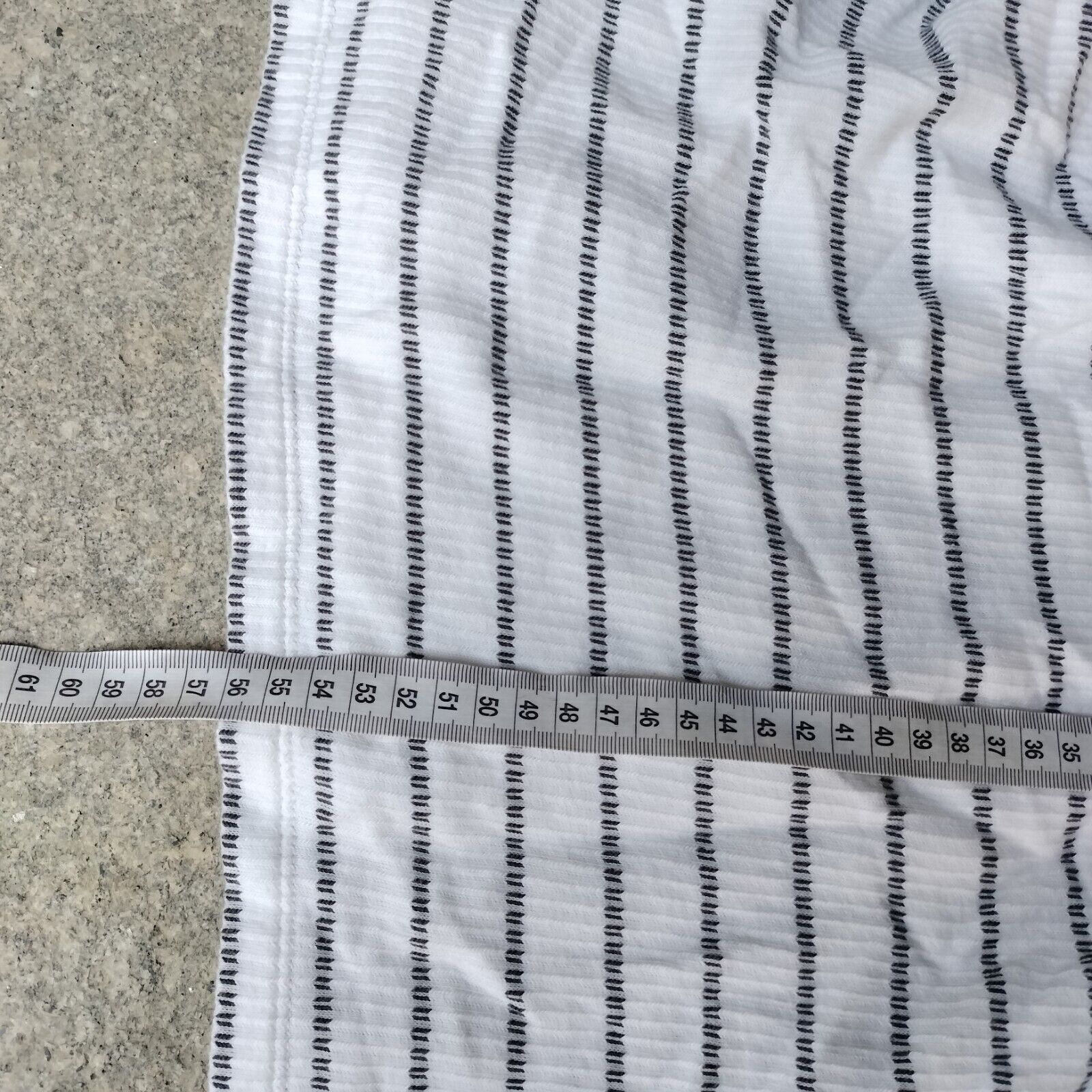 Designer Seed Heritage Jumper Sweater White Grey Knit Bell Sleeve Size M / US 6-8 / IT 42-44 - 10 Thumbnail
