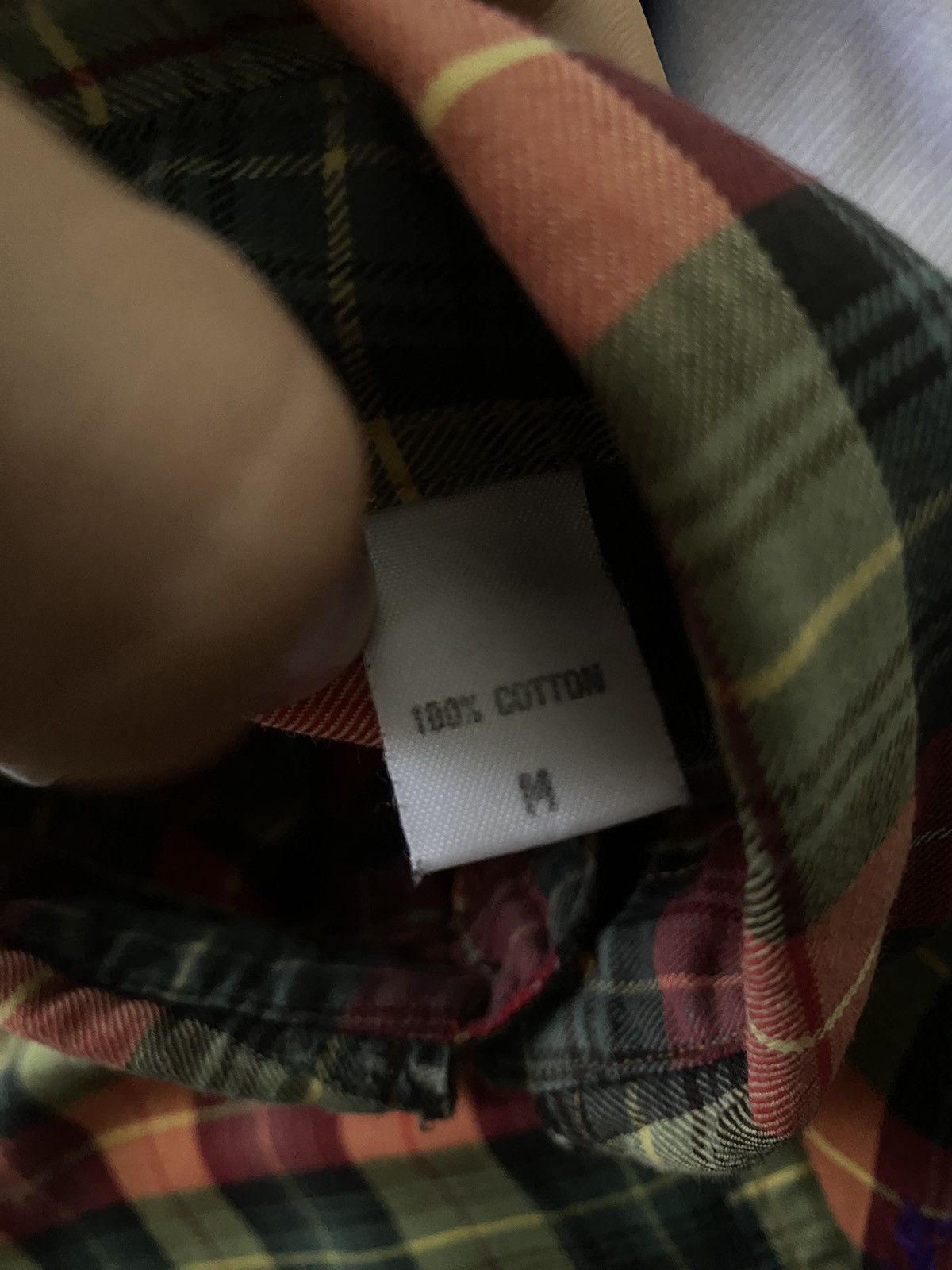 Yves Saint Laurent Plaid YSL Shirt Cotton Logo Soft Size US M / EU 48-50 / 2 - 12 Thumbnail