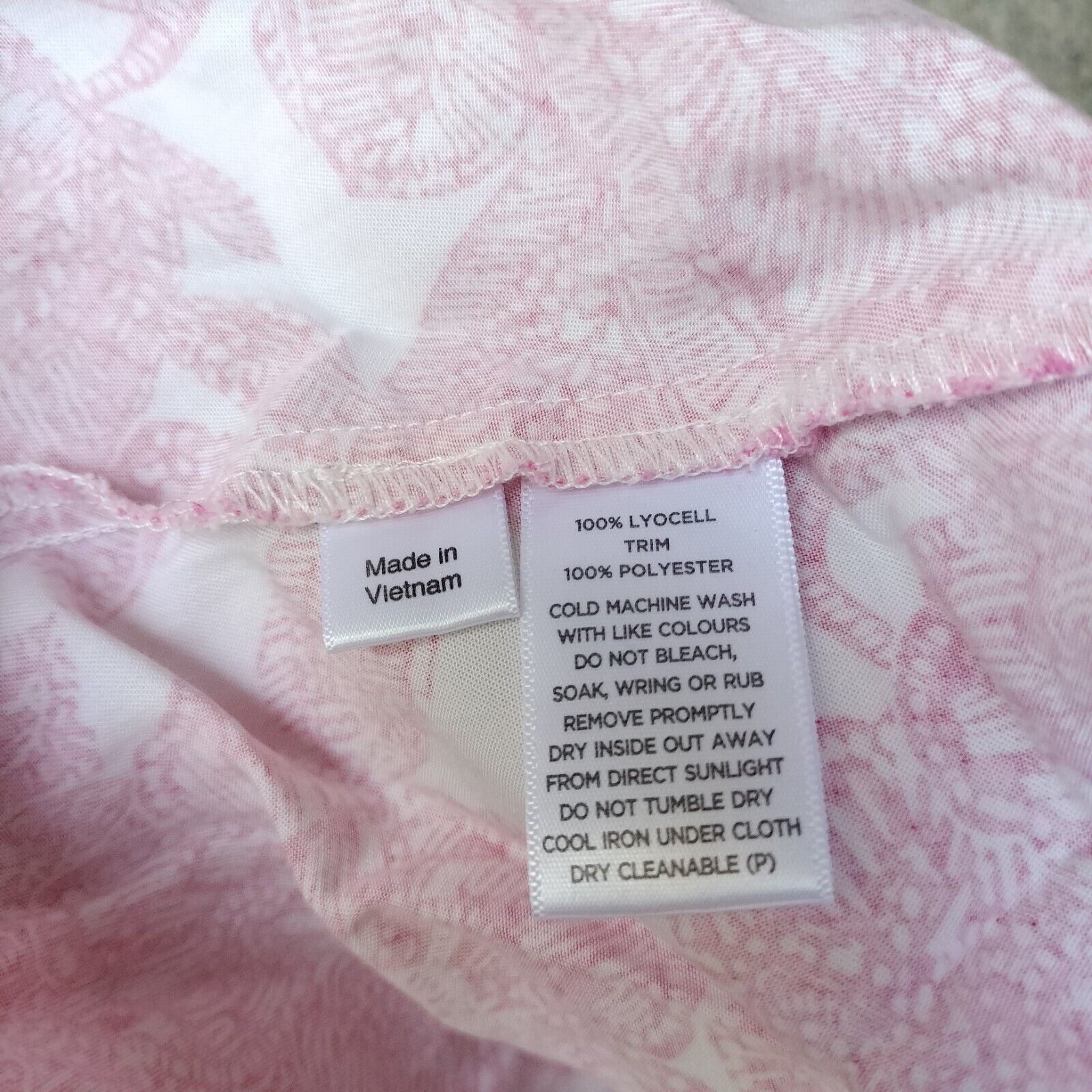 Designer Sportscraft Skirt Pink White Floral Midi A Line High Waist Size 28" / US 6 / IT 42 - 8 Thumbnail