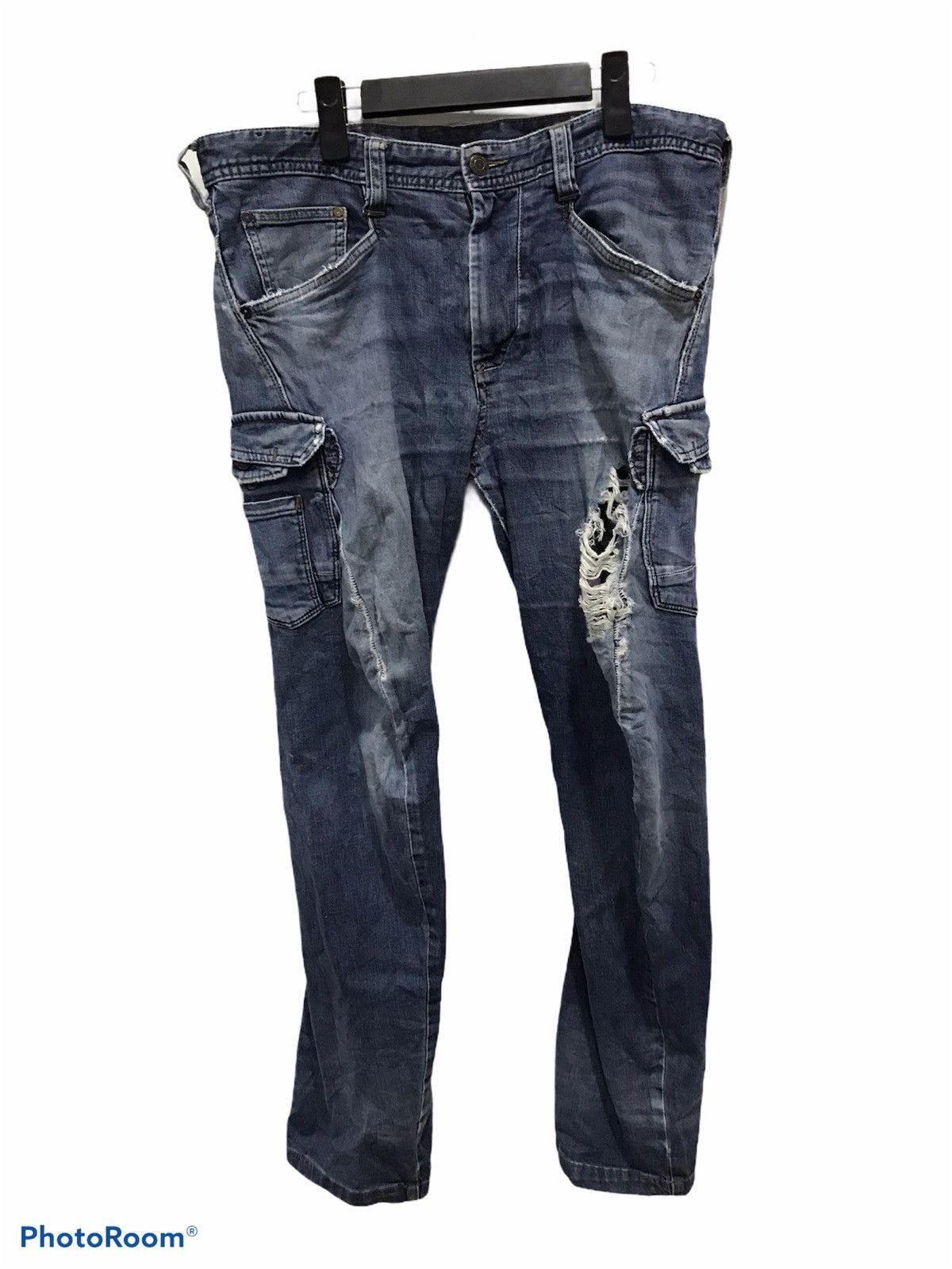 Japanese Brand Evenriver Multipocket Twisted Denim jeans Size US 34 / EU 50 - 1 Thumbnail