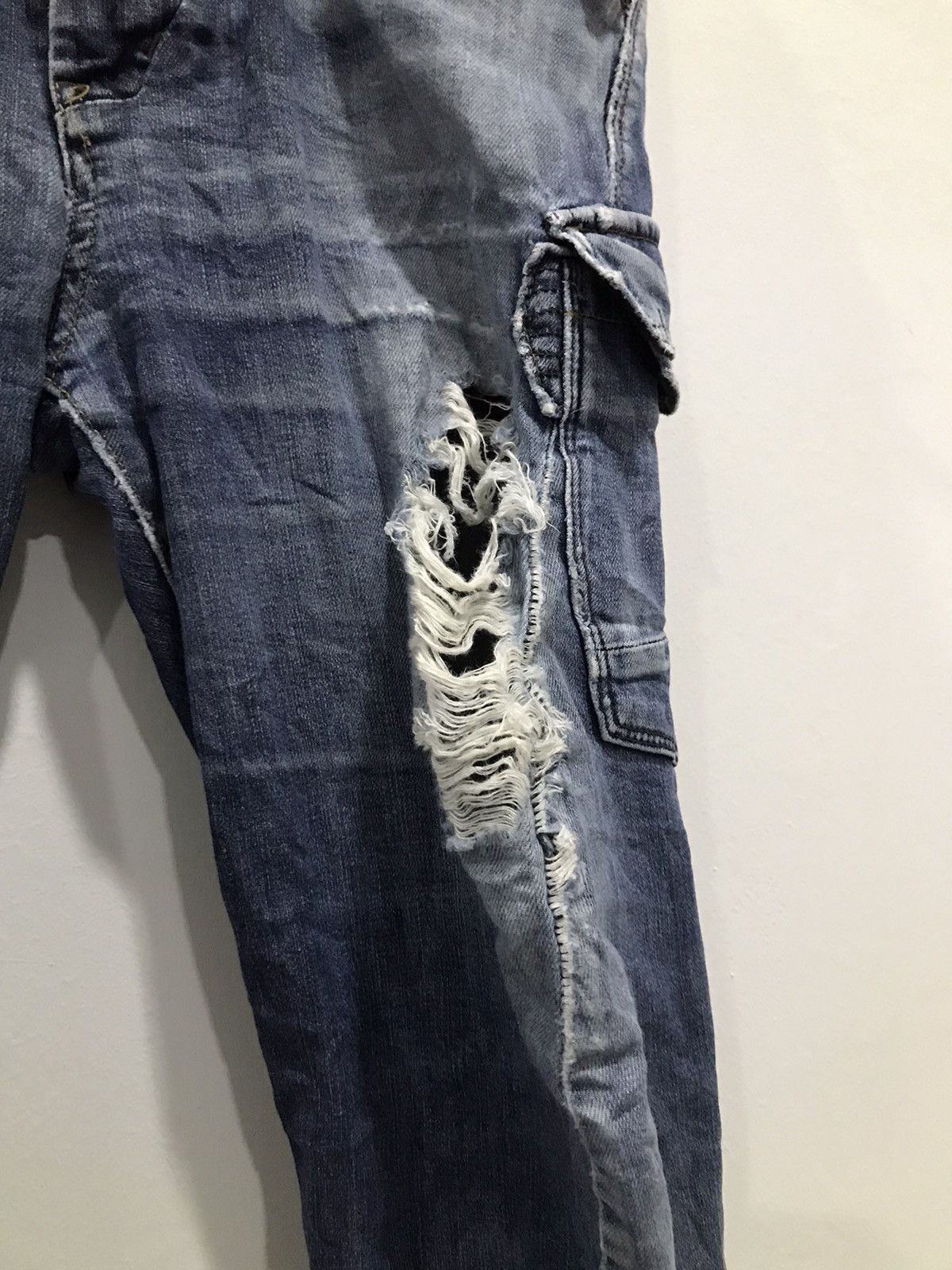 Japanese Brand Evenriver Multipocket Twisted Denim jeans Size US 34 / EU 50 - 3 Thumbnail