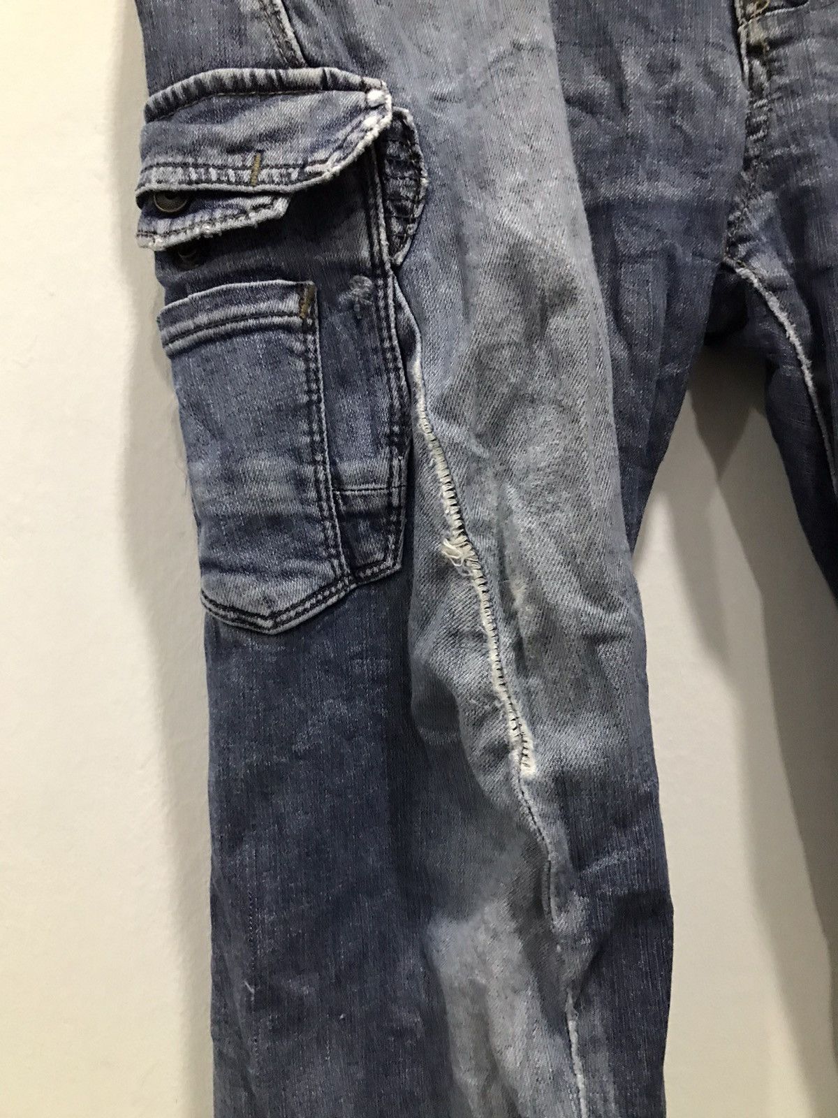 Japanese Brand Evenriver Multipocket Twisted Denim jeans Size US 34 / EU 50 - 4 Thumbnail