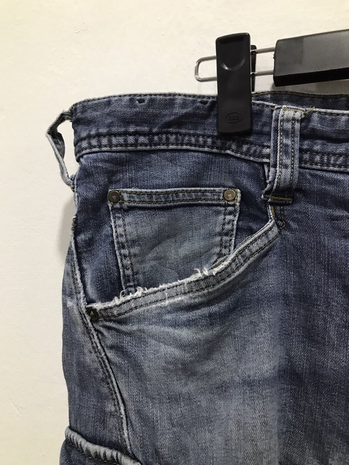 Japanese Brand Evenriver Multipocket Twisted Denim jeans Size US 34 / EU 50 - 10 Thumbnail