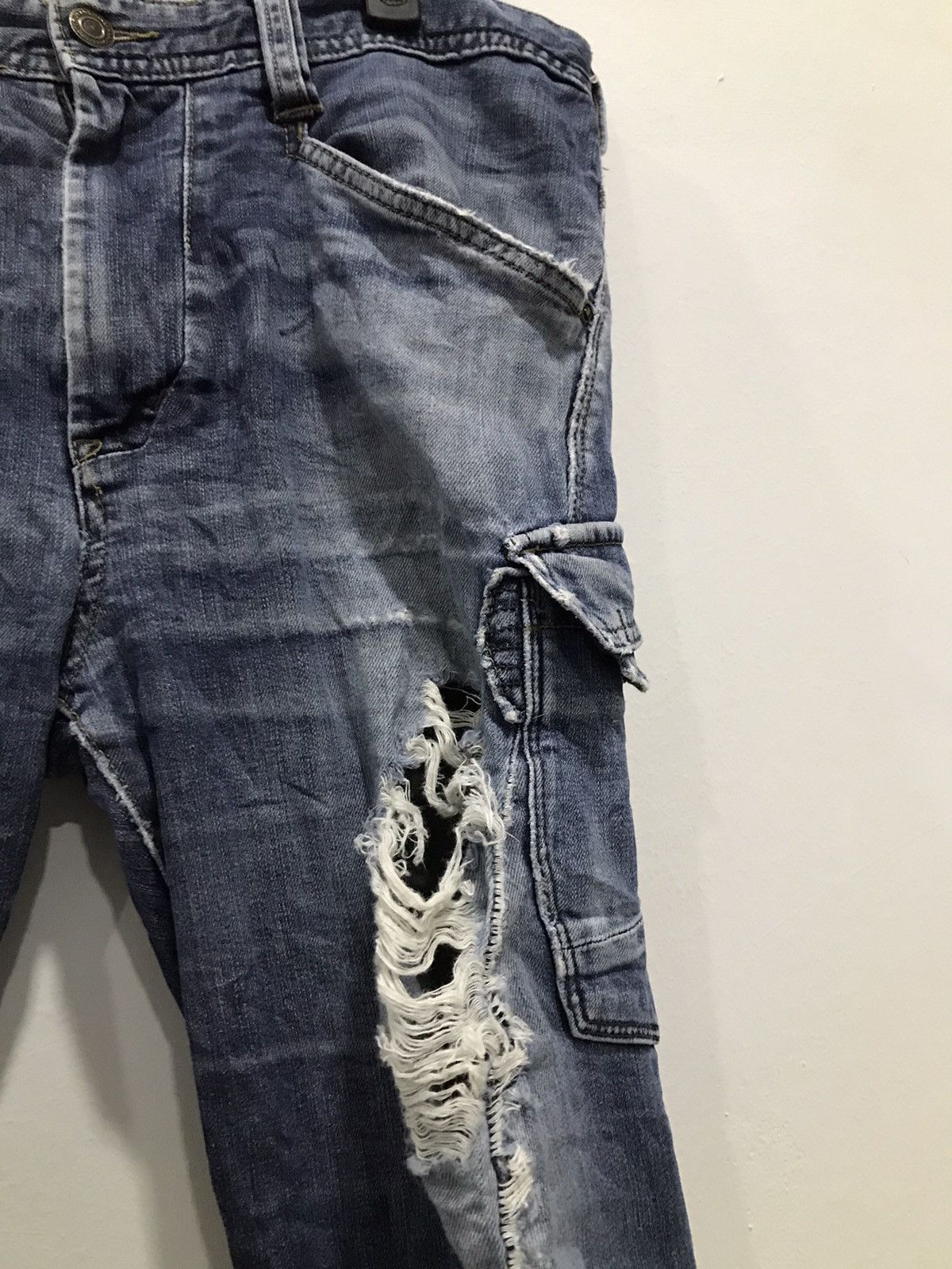 Japanese Brand Evenriver Multipocket Twisted Denim jeans Size US 34 / EU 50 - 7 Thumbnail