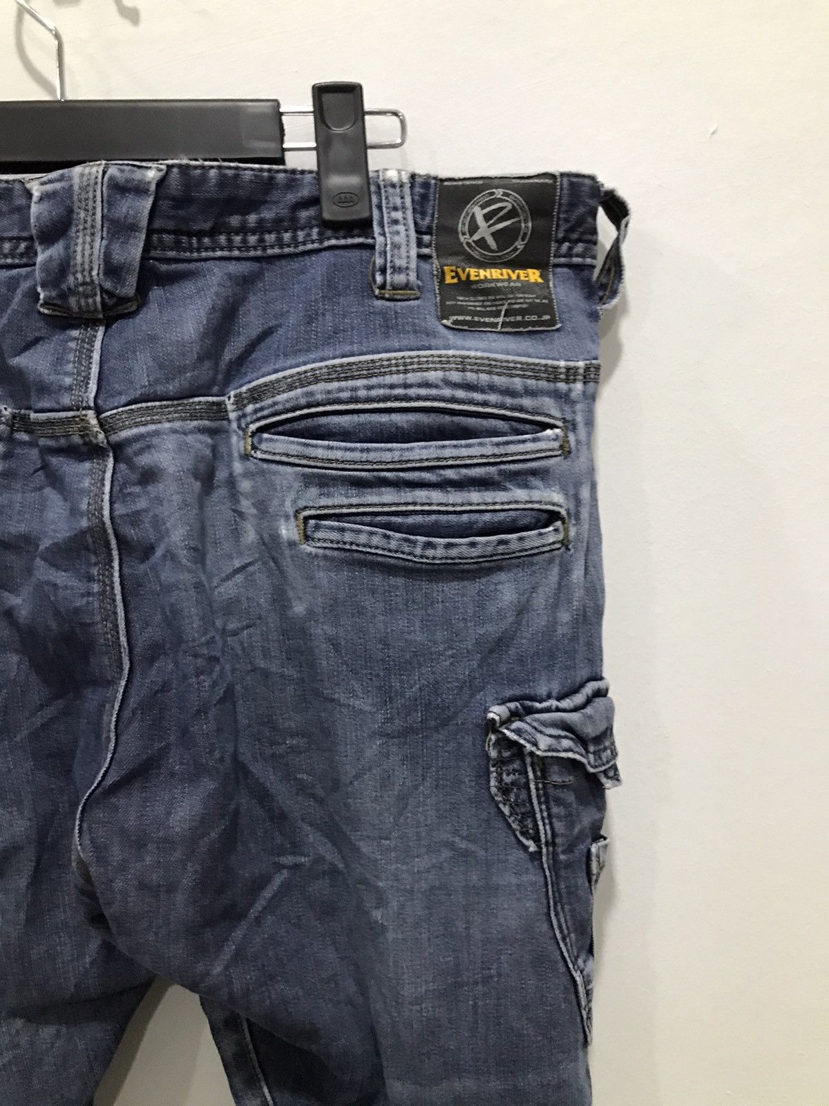Japanese Brand Evenriver Multipocket Twisted Denim jeans Size US 34 / EU 50 - 15 Thumbnail