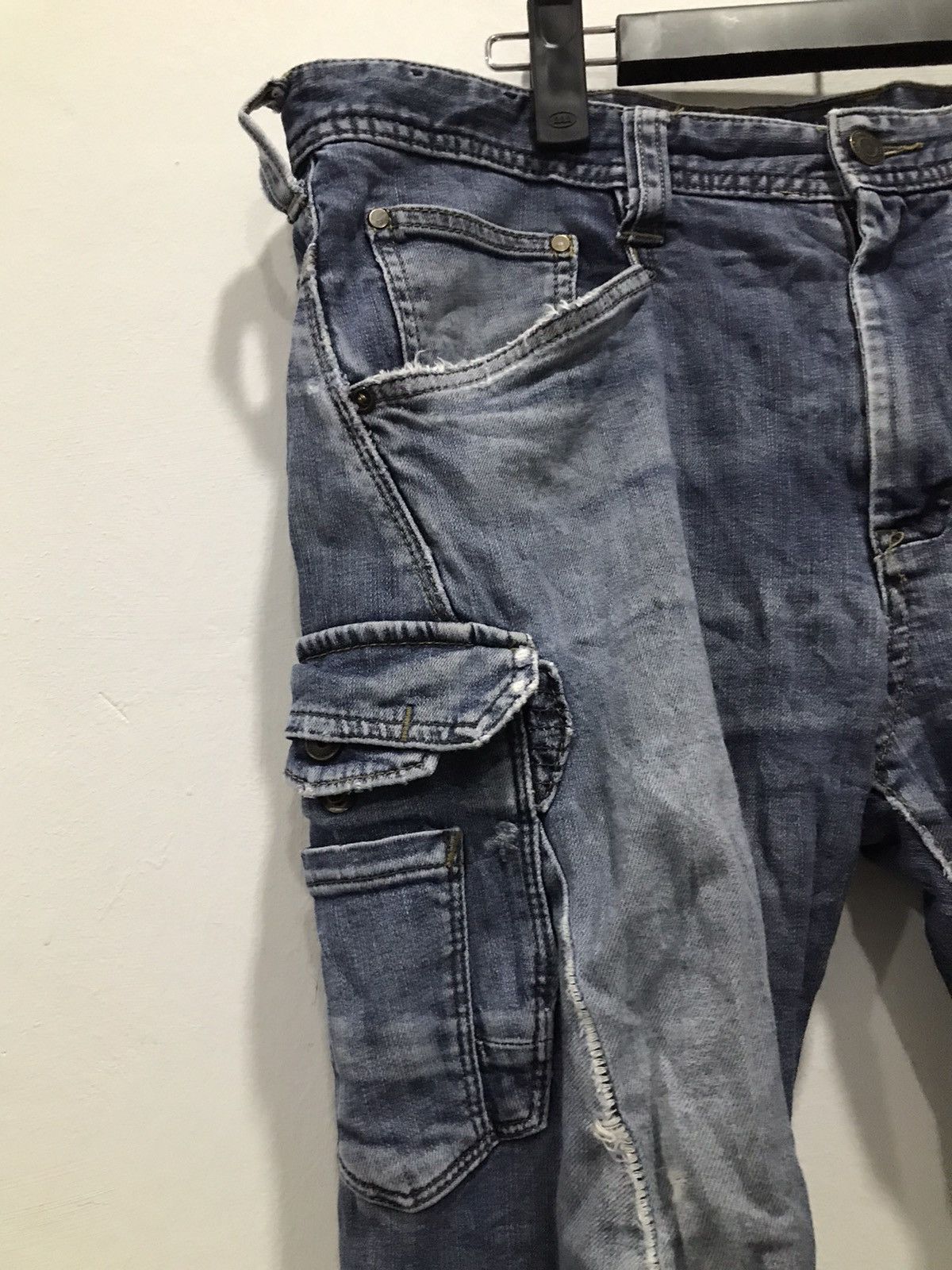 Japanese Brand Evenriver Multipocket Twisted Denim jeans Size US 34 / EU 50 - 6 Thumbnail