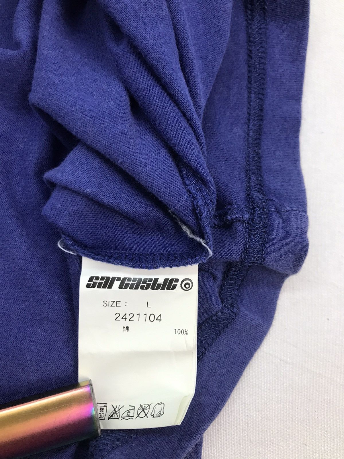 Japanese Brand Rare🔥Vtg SARCASTIC japanese streetwear tee shirt Size US L / EU 52-54 / 3 - 13 Thumbnail