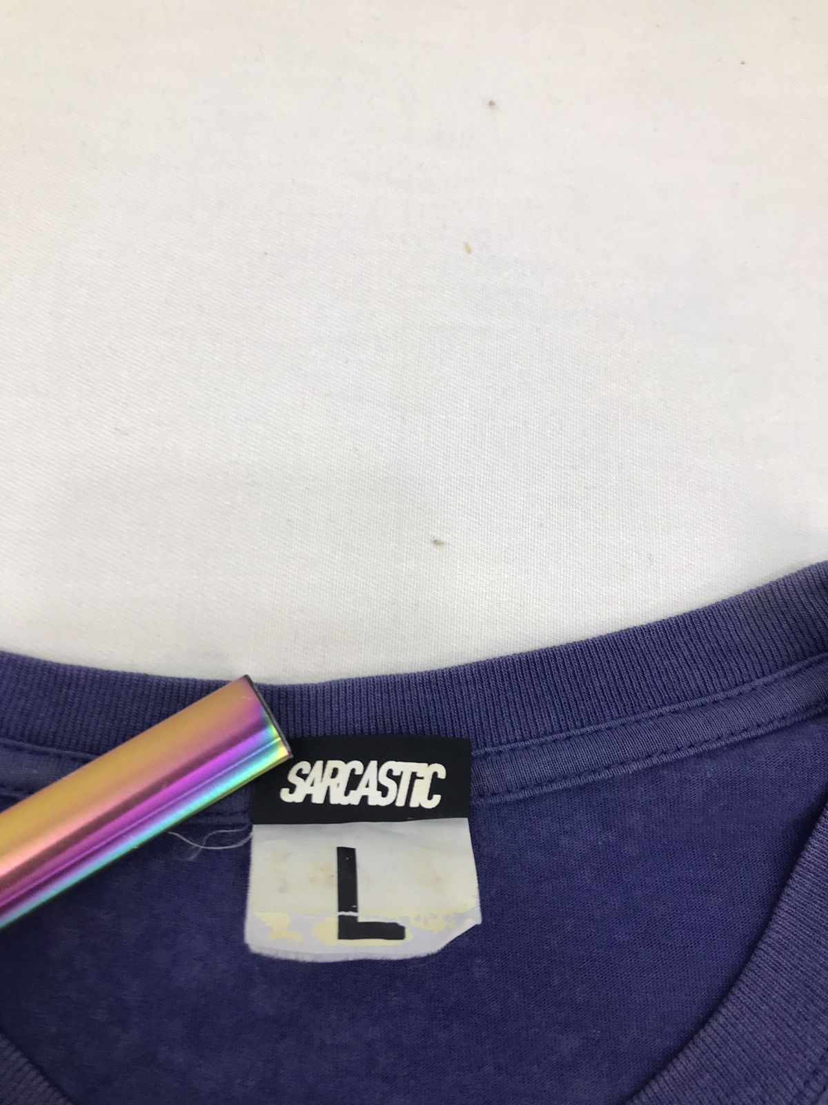 Japanese Brand Rare🔥Vtg SARCASTIC japanese streetwear tee shirt Size US L / EU 52-54 / 3 - 12 Thumbnail