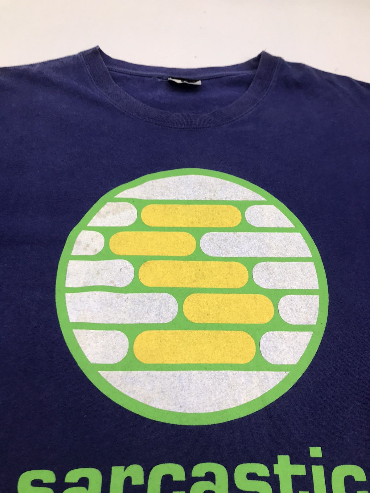Japanese Brand Rare🔥Vtg SARCASTIC japanese streetwear tee shirt Size US L / EU 52-54 / 3 - 4 Thumbnail