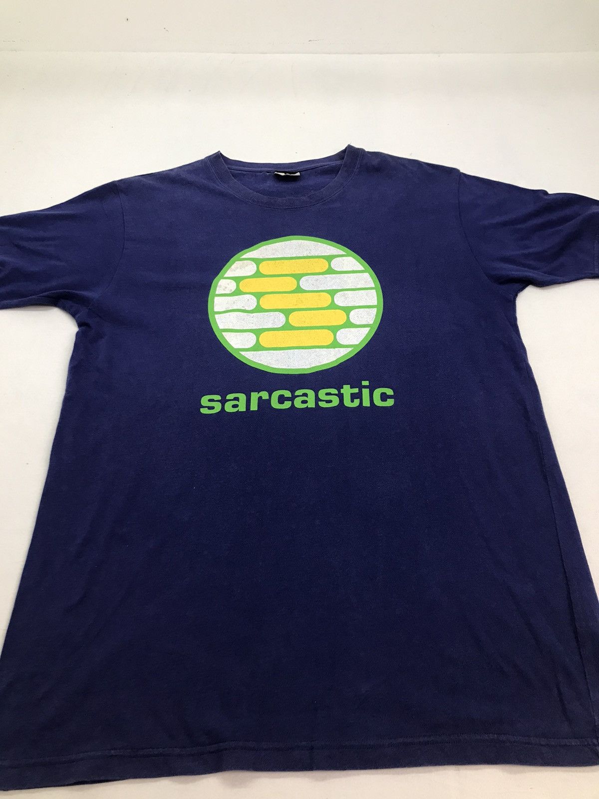 Japanese Brand Rare🔥Vtg SARCASTIC japanese streetwear tee shirt Size US L / EU 52-54 / 3 - 10 Thumbnail