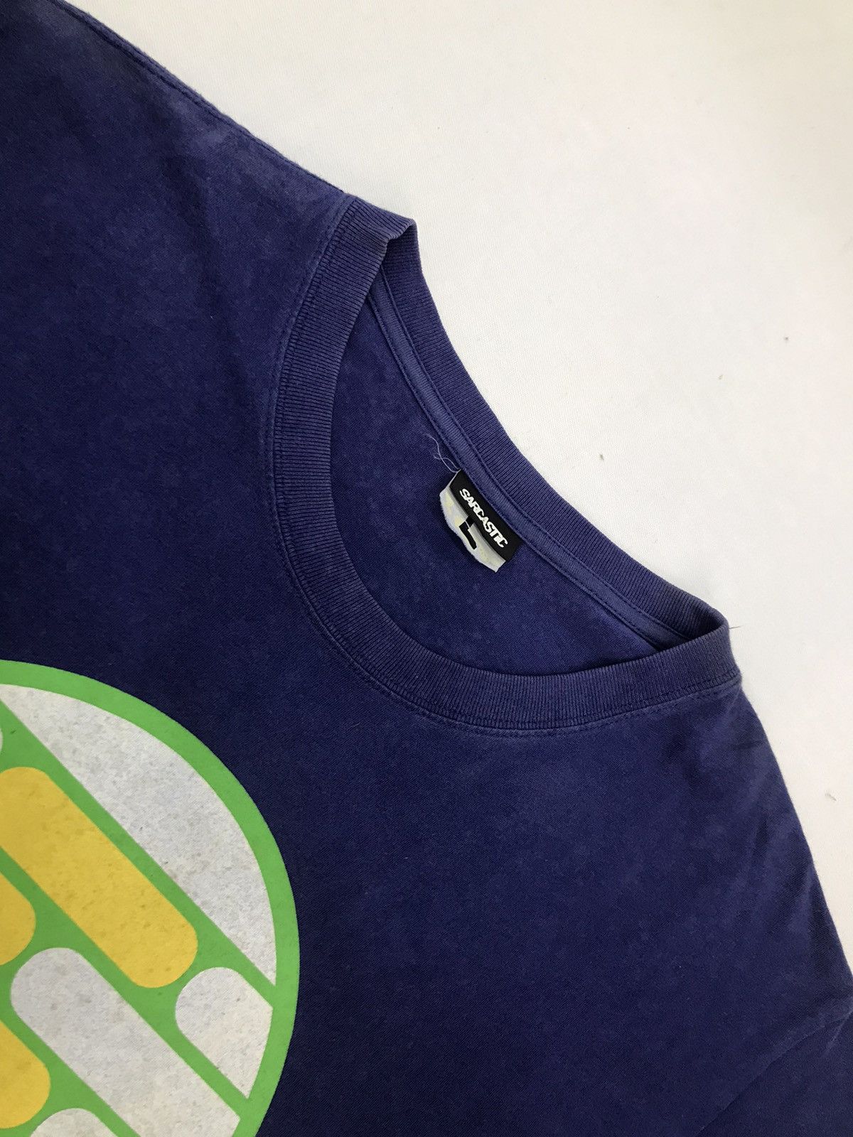 Japanese Brand Rare🔥Vtg SARCASTIC japanese streetwear tee shirt Size US L / EU 52-54 / 3 - 7 Thumbnail