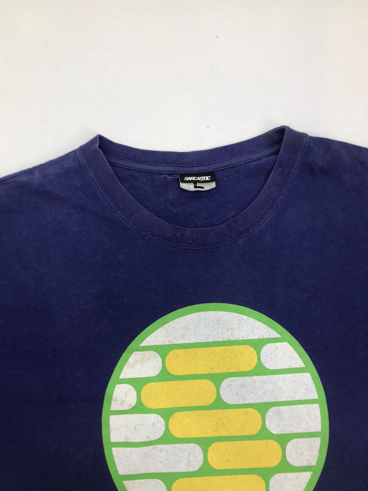 Japanese Brand Rare🔥Vtg SARCASTIC japanese streetwear tee shirt Size US L / EU 52-54 / 3 - 6 Thumbnail