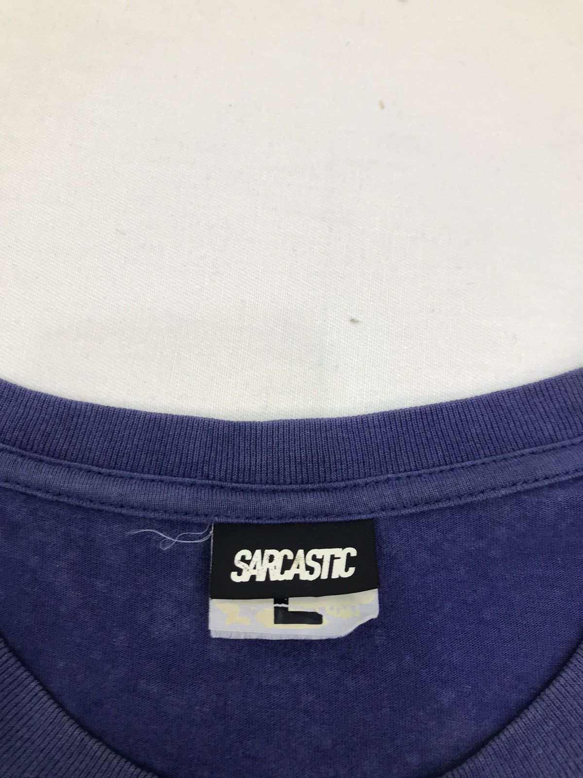 Japanese Brand Rare🔥Vtg SARCASTIC japanese streetwear tee shirt Size US L / EU 52-54 / 3 - 11 Thumbnail