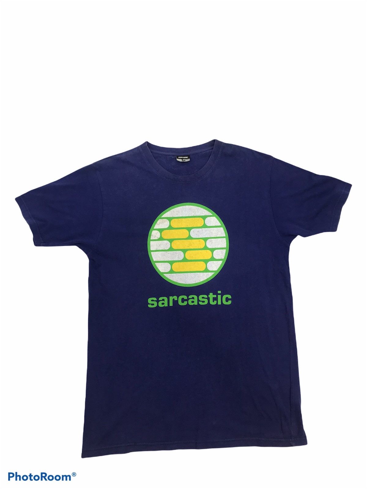 Japanese Brand Rare🔥Vtg SARCASTIC japanese streetwear tee shirt Size US L / EU 52-54 / 3 - 1 Thumbnail