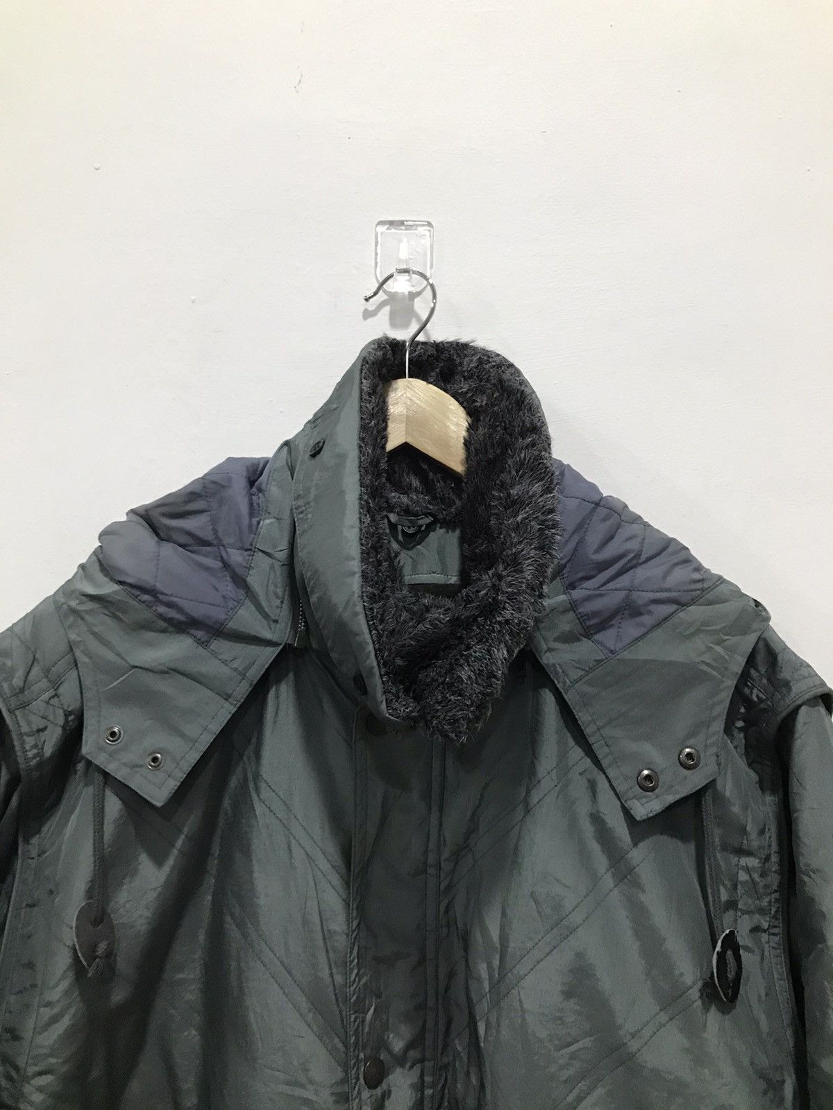 Japanese Brand Elabolate Fur sherpa hooded Jacket Size US XL / EU 56 / 4 - 5 Thumbnail