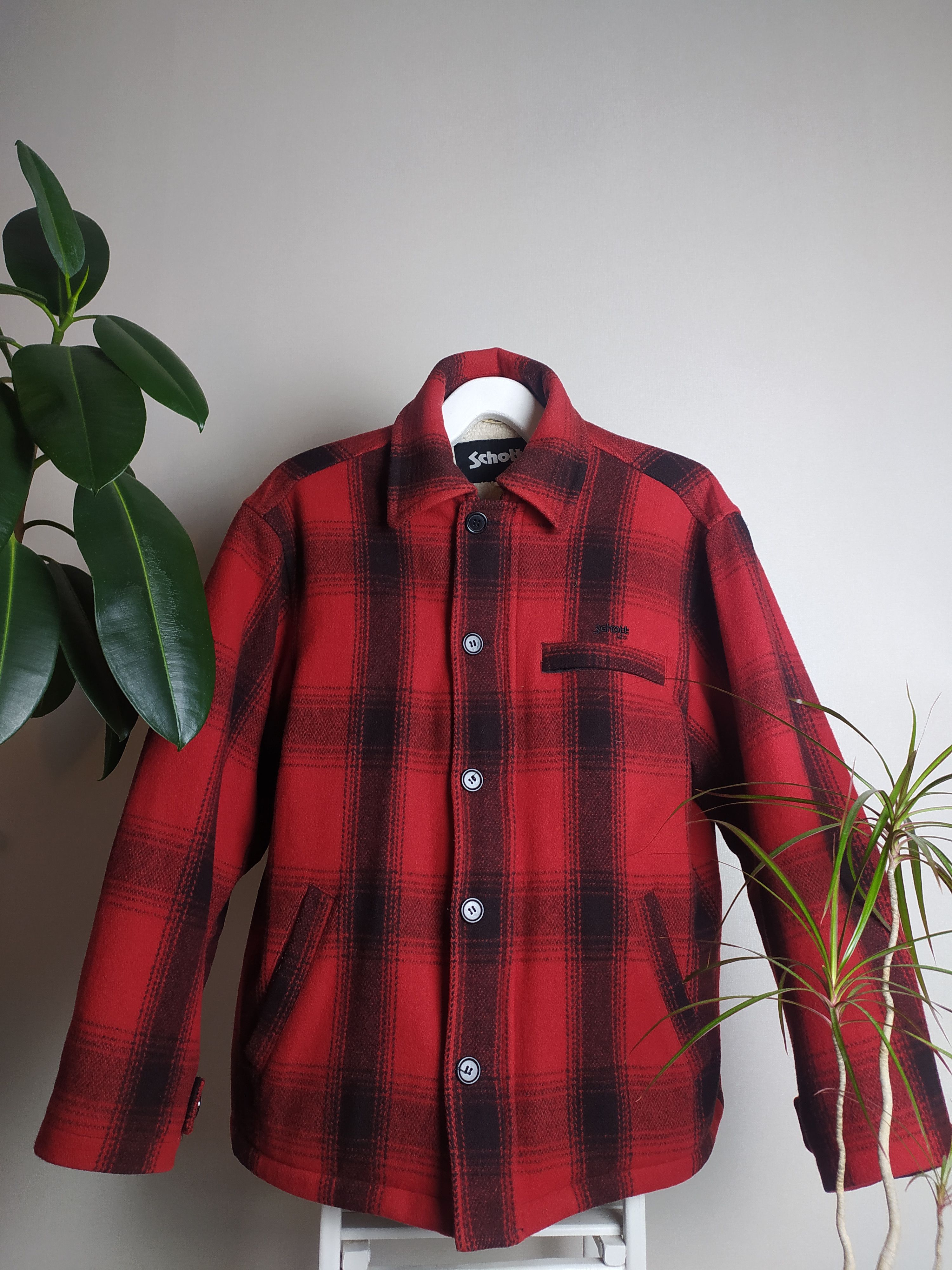 Hysteric Glamour Schott vintage checked sherpa shirt jacket hysteric glamour Size US L / EU 52-54 / 3 - 2 Thumbnail