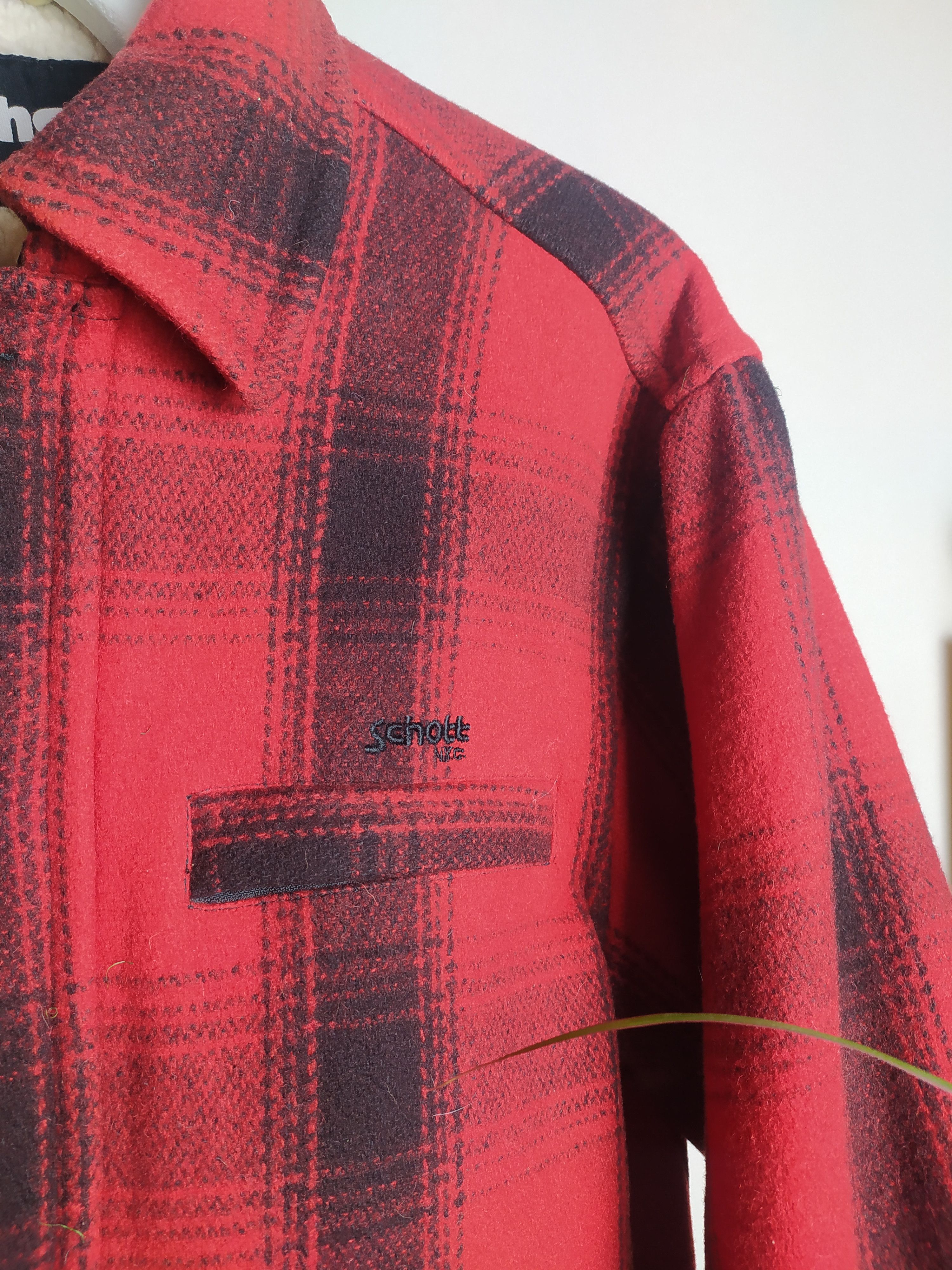 Hysteric Glamour Schott vintage checked sherpa shirt jacket hysteric glamour Size US L / EU 52-54 / 3 - 4 Thumbnail