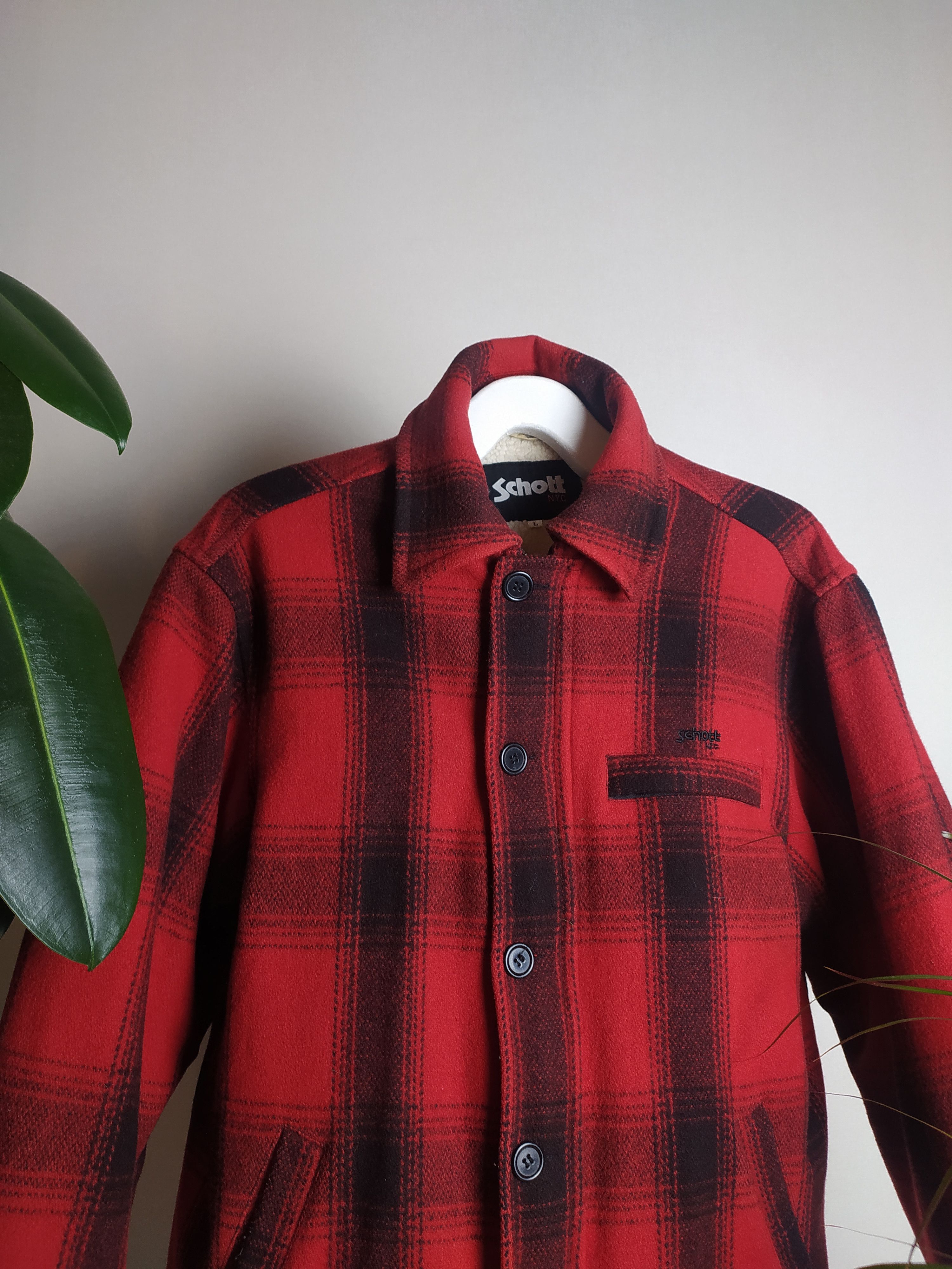 Hysteric Glamour Schott vintage checked sherpa shirt jacket hysteric glamour Size US L / EU 52-54 / 3 - 1 Thumbnail