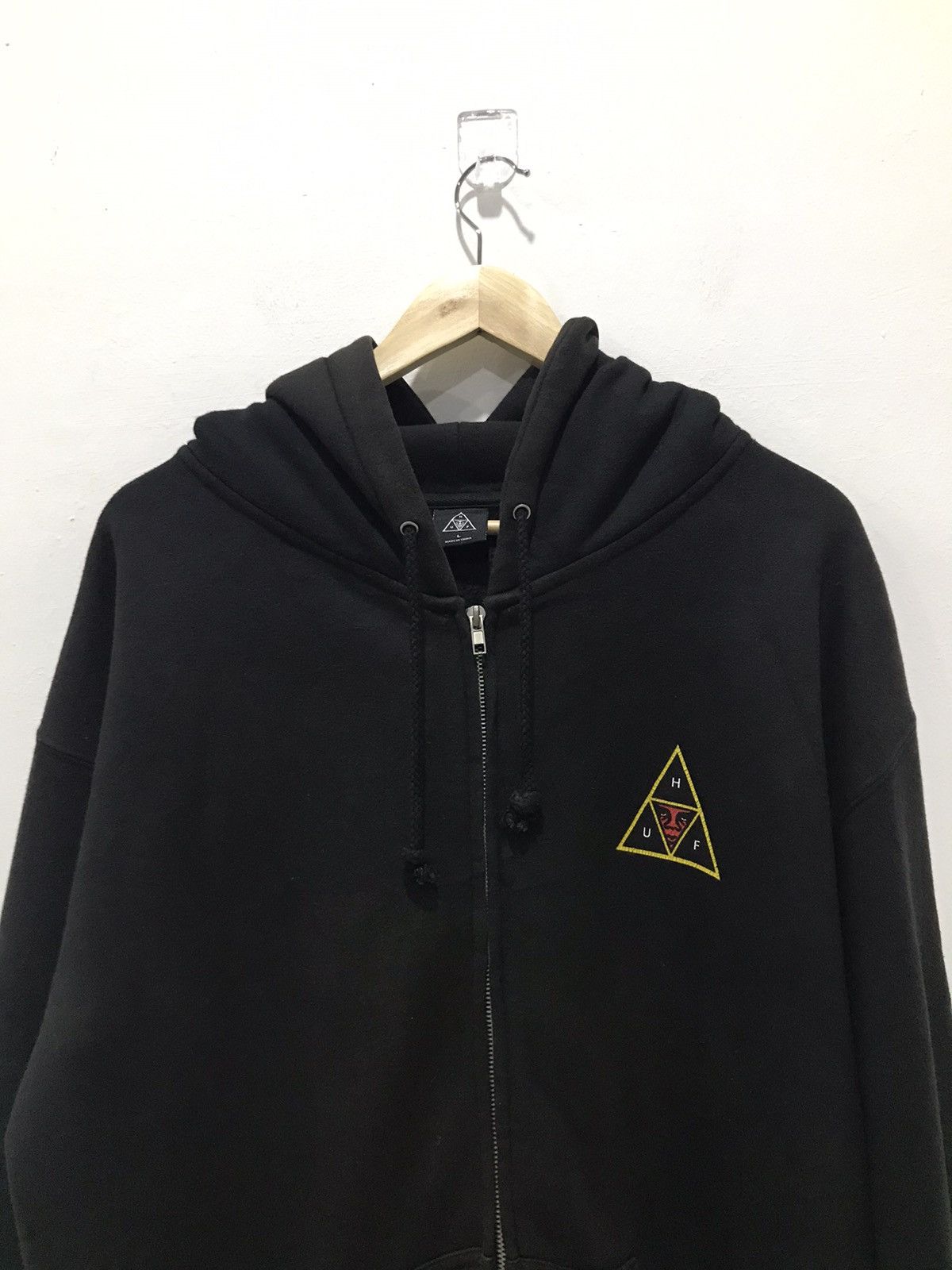 Huf HUF big logo Hooded sweatshirt Size US XL / EU 56 / 4 - 5 Thumbnail