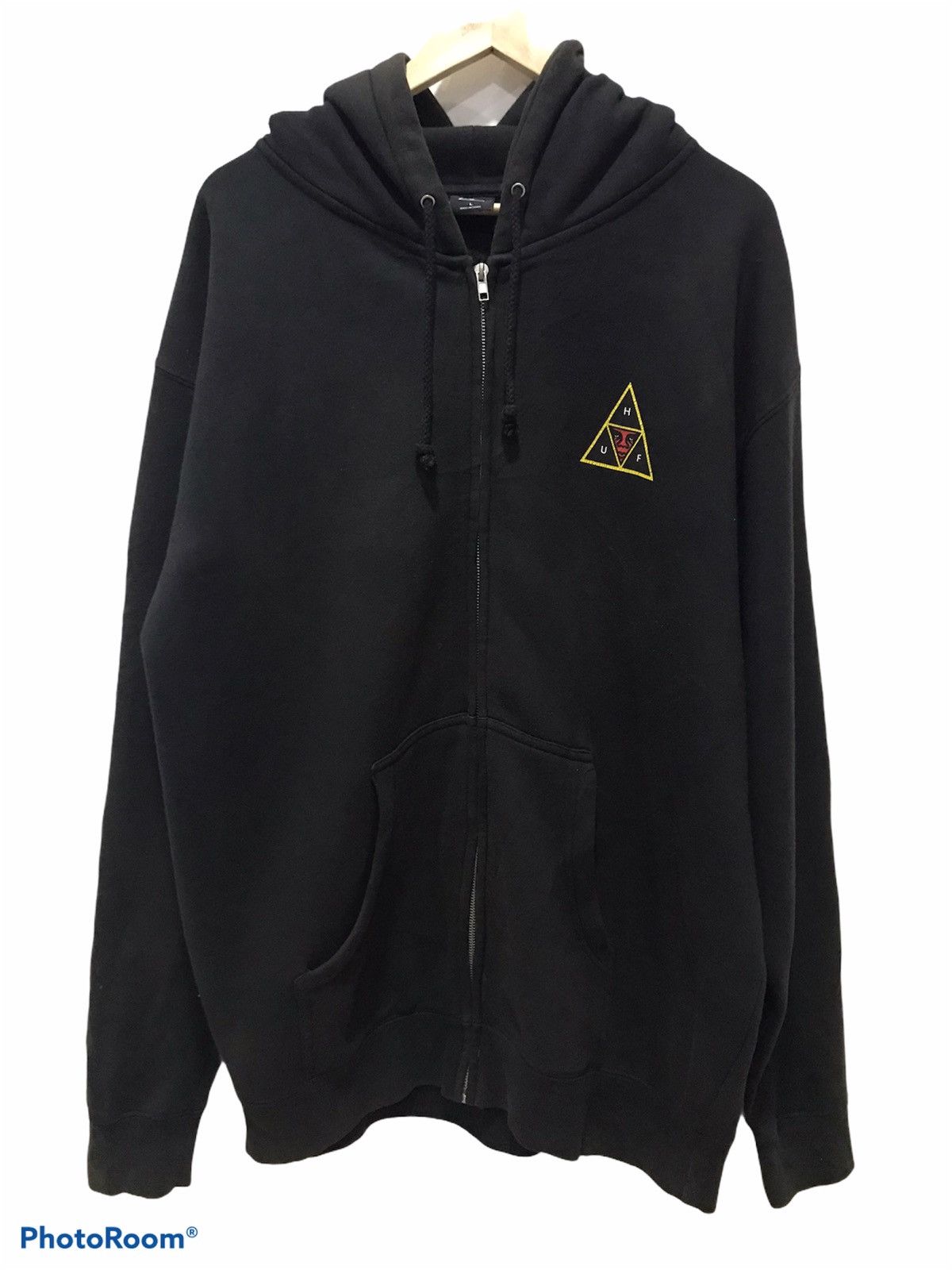 Huf HUF big logo Hooded sweatshirt Size US XL / EU 56 / 4 - 3 Thumbnail